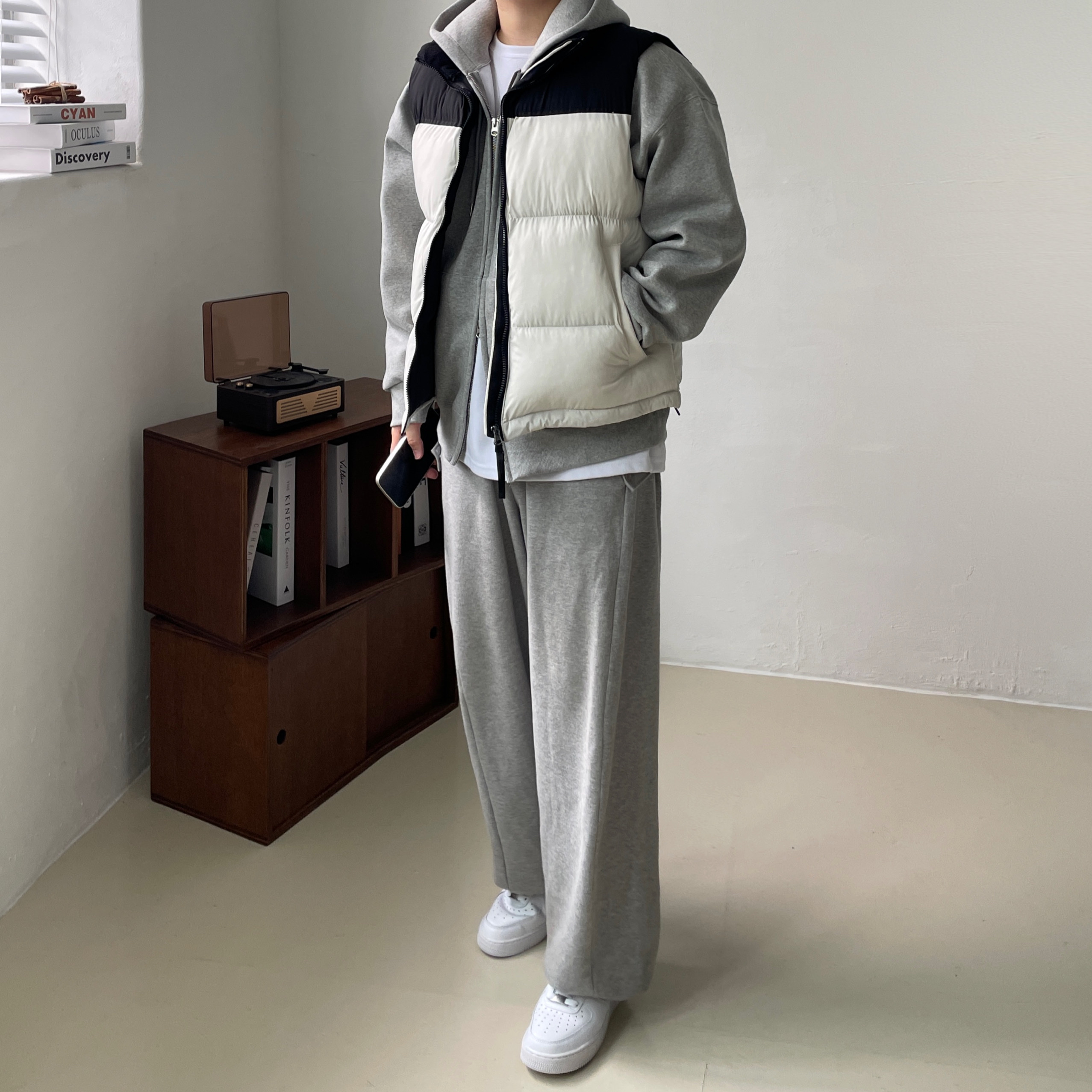 Nike Air Force 1 '07 Low White 착용 스타일 - 4