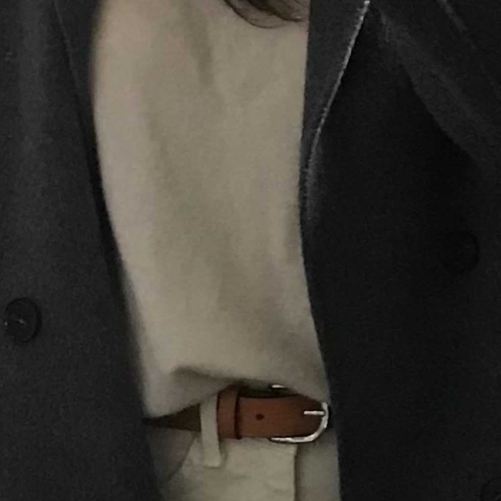 (W) Isabel Marant Zap Leather Buckle Belt Natural 착용 스타일