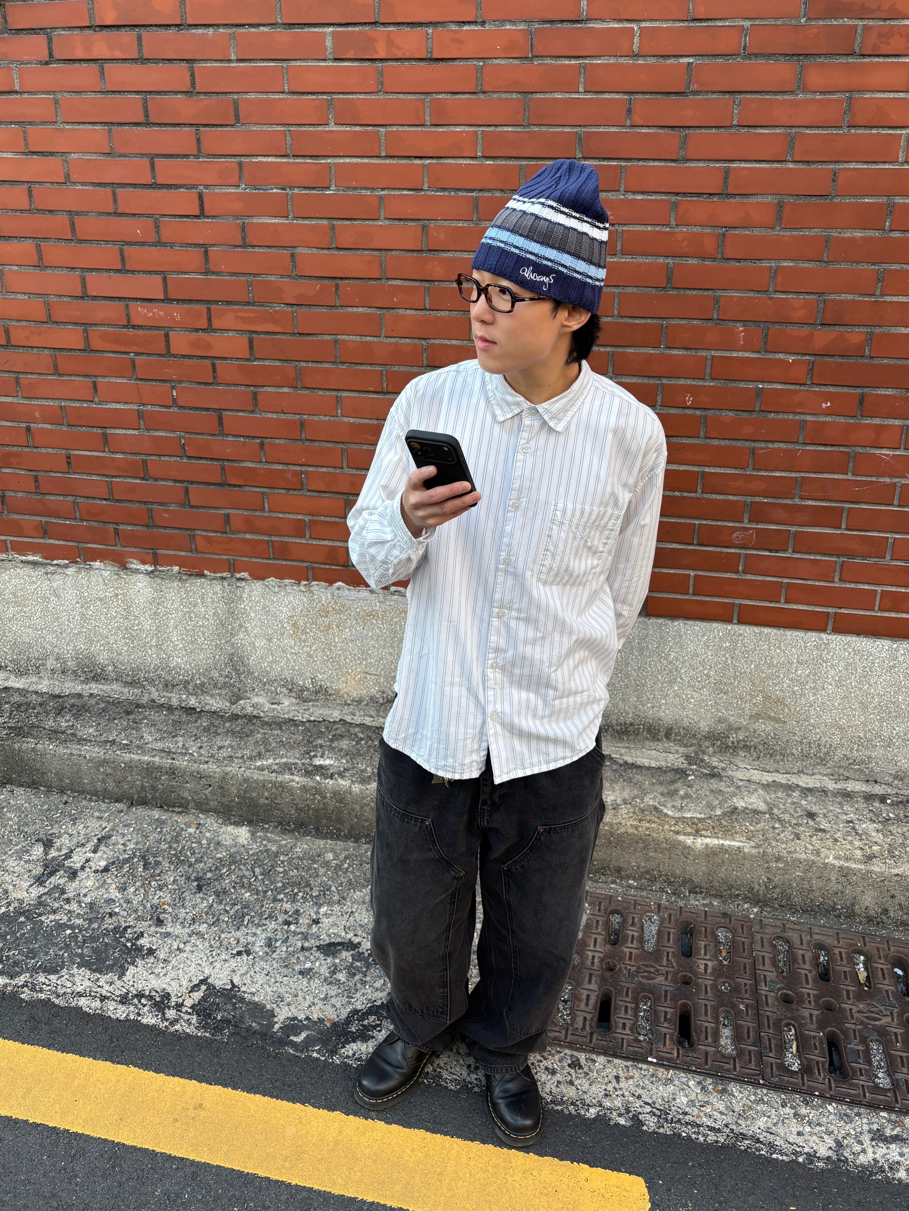 Dr. Martens 1461 Nappa Black, Dr. Martens 1461 Nappa Black 착용 스타일 - 2