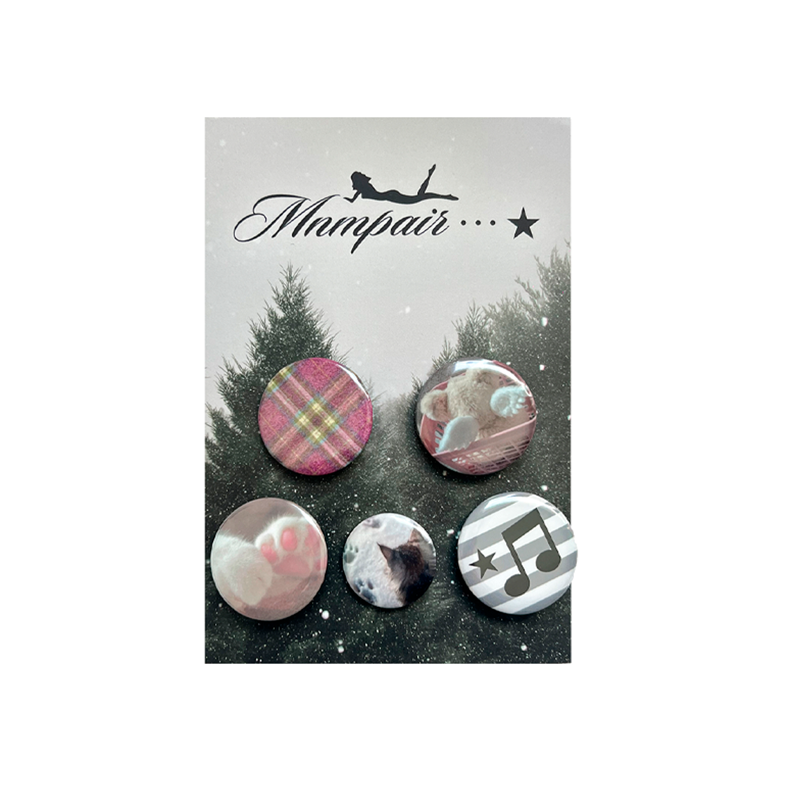 미니멀페어 멜로디 핀 버튼(mnmpair Melody Pin Button Pack)