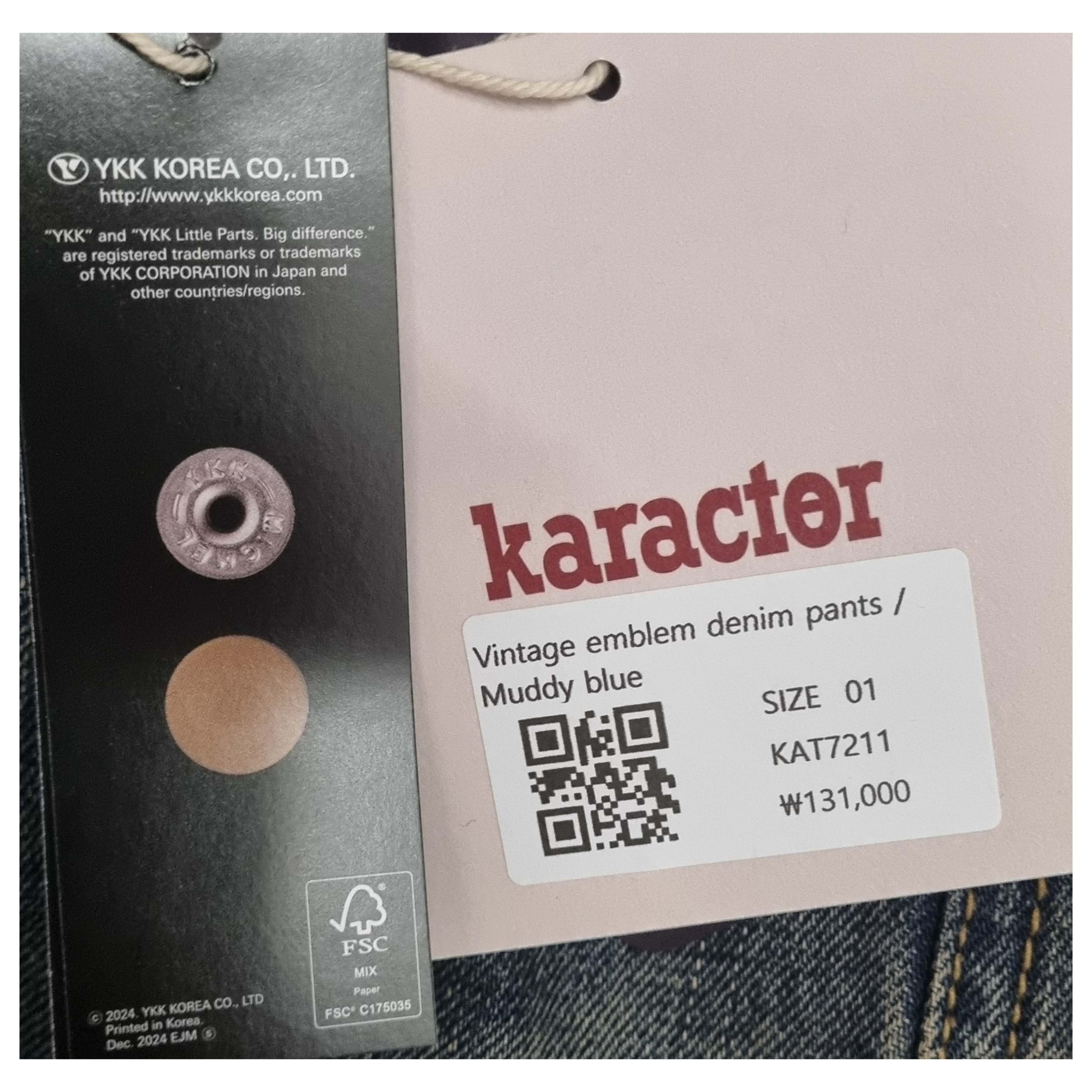 Merrell Winter Moc 3 Gunsmoke, Karactor Vintage Emblem Denim Pants Muddy Blue 착용 스타일 - 2