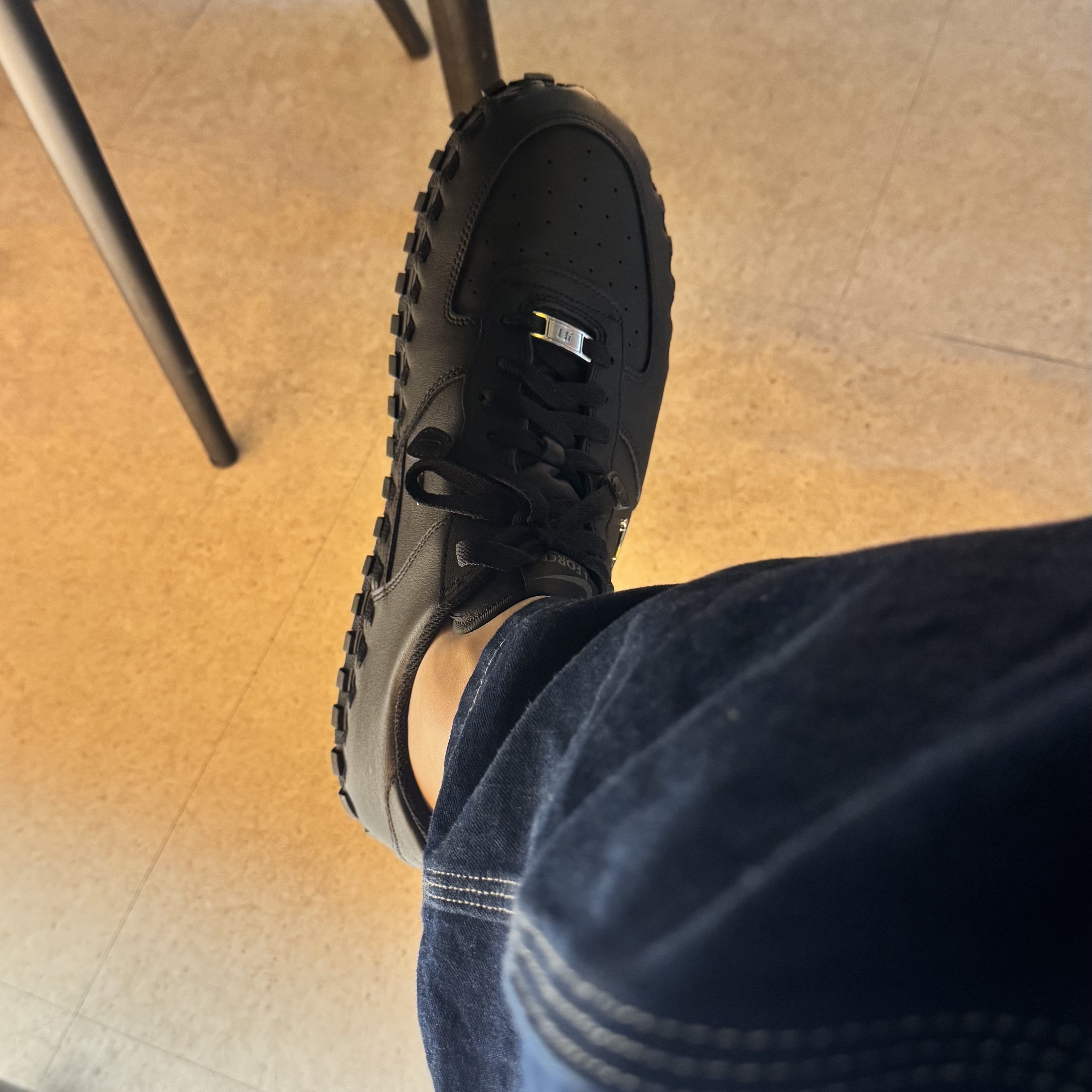 Nike x Jacquemus J Force 1 Low LX SP Black 착용 스타일