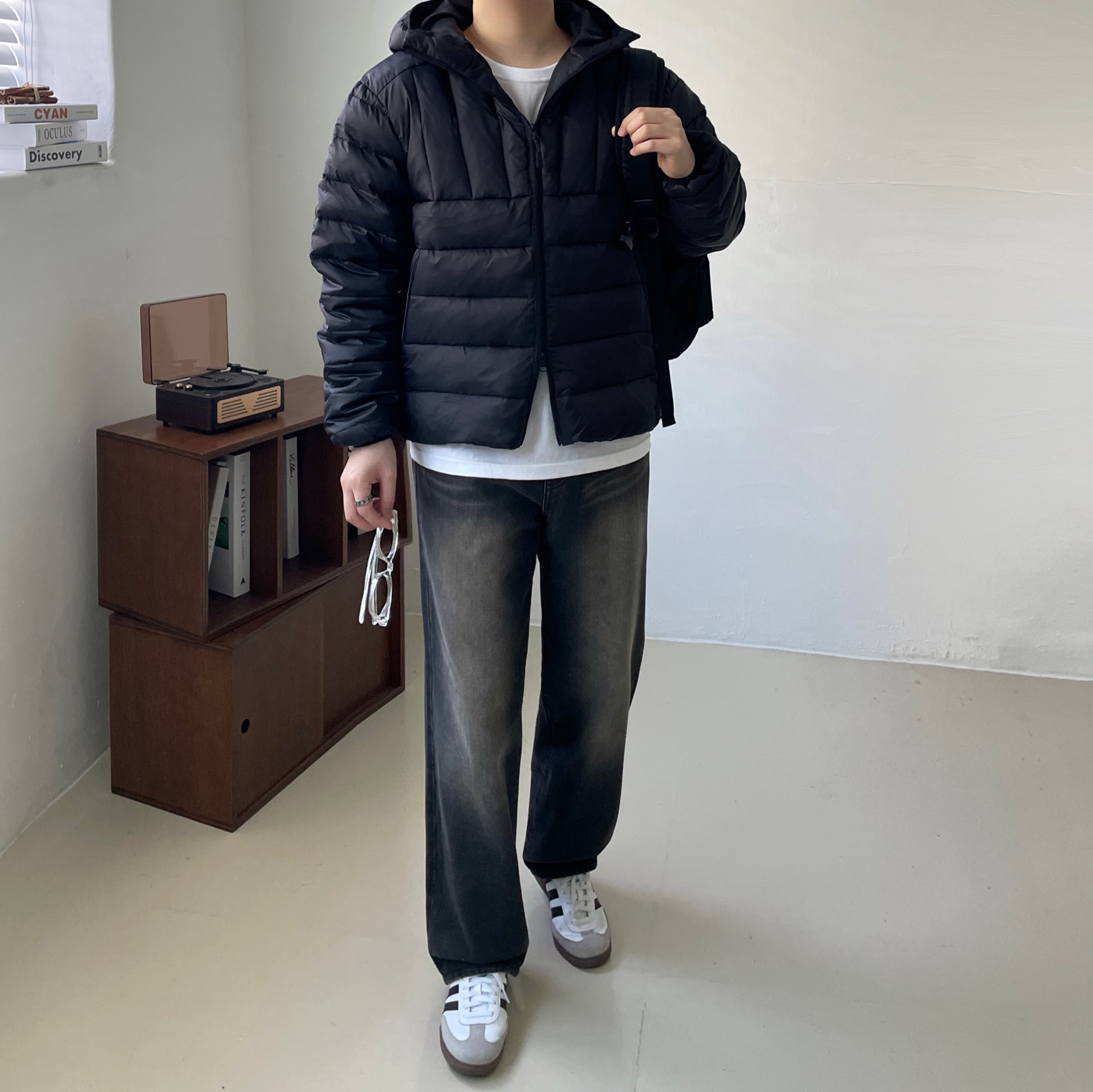 Adidas Samba OG Cloud White 착용 스타일 - 6