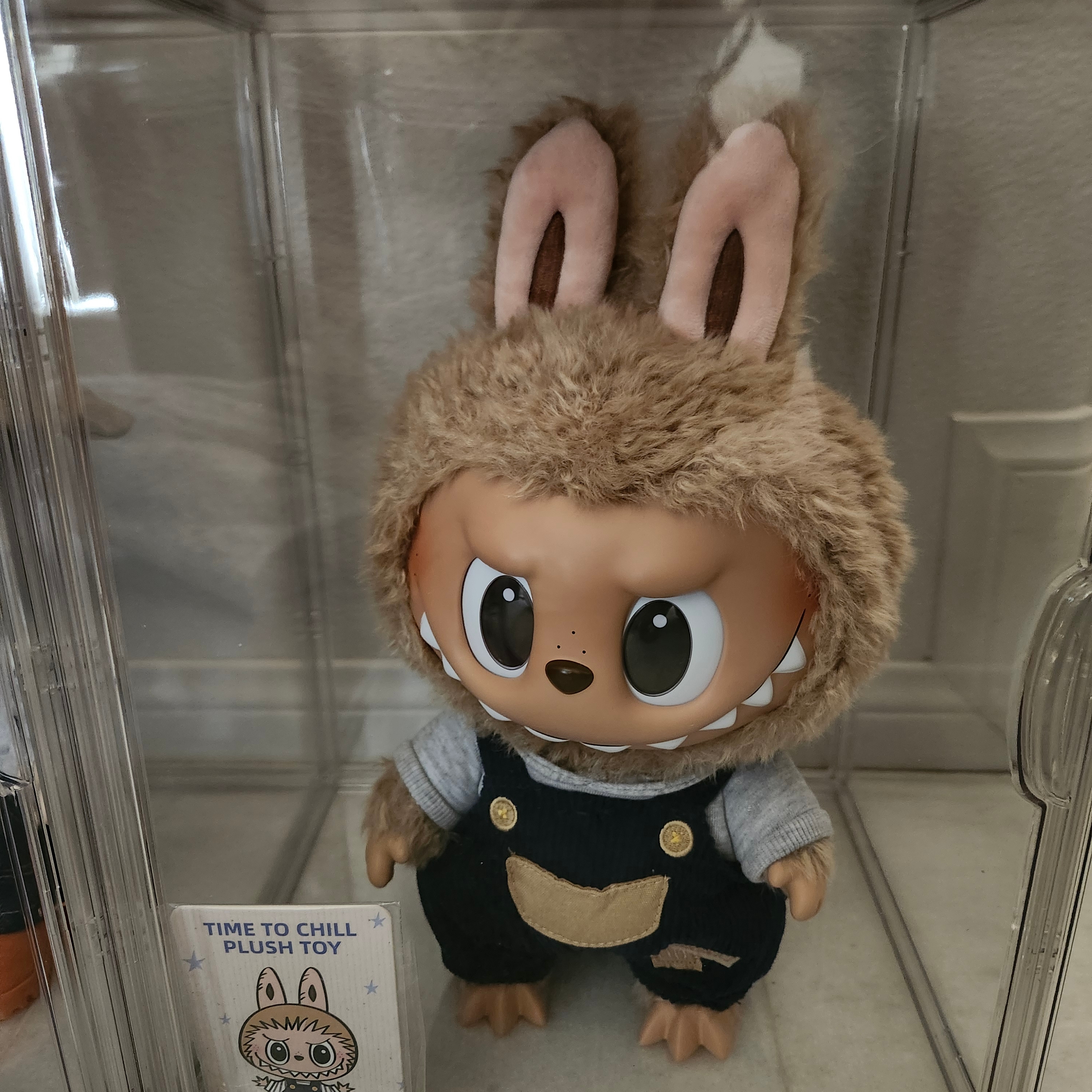 Pop Mart Labubu Time To Chill Vinyl Plush Doll 착용 스타일