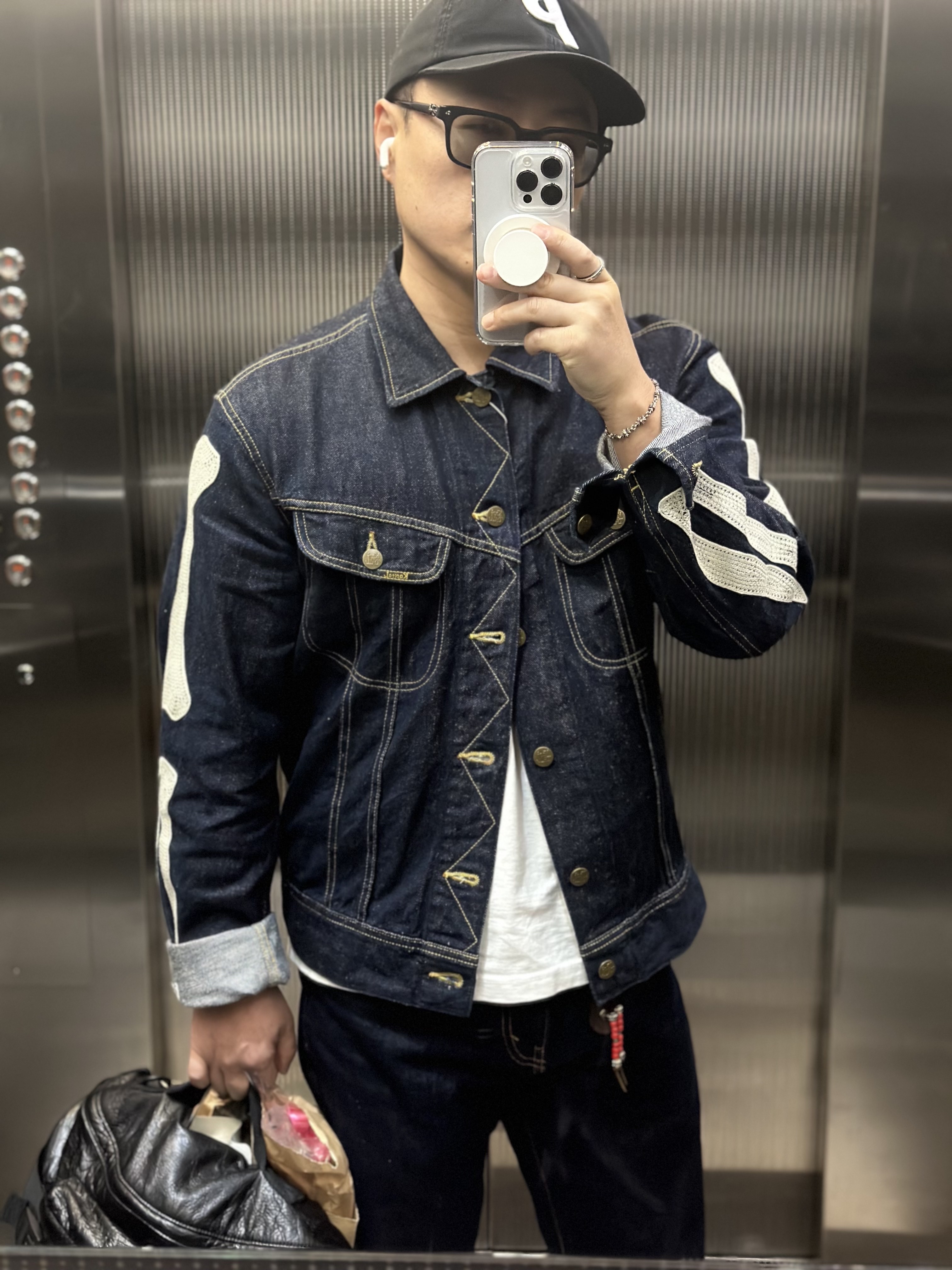 Kapital 11.5 oz. Denim Mexican Tuxedo Westerner Bone Jacket Indigo 착용 스타일