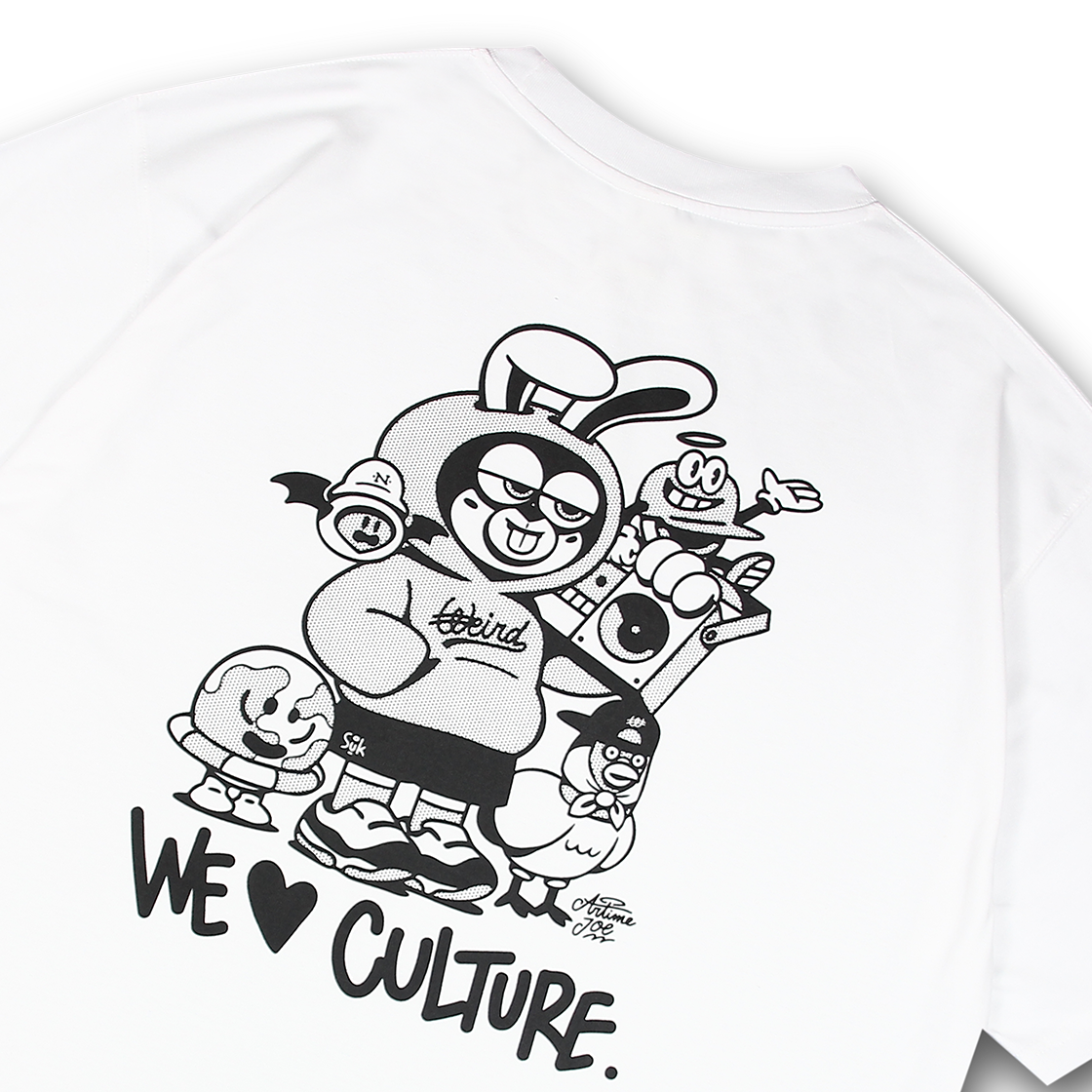 위얼드월드 x 알타임 죠  티셔츠(Weridworld x Artimejoe T-shirt) - 4