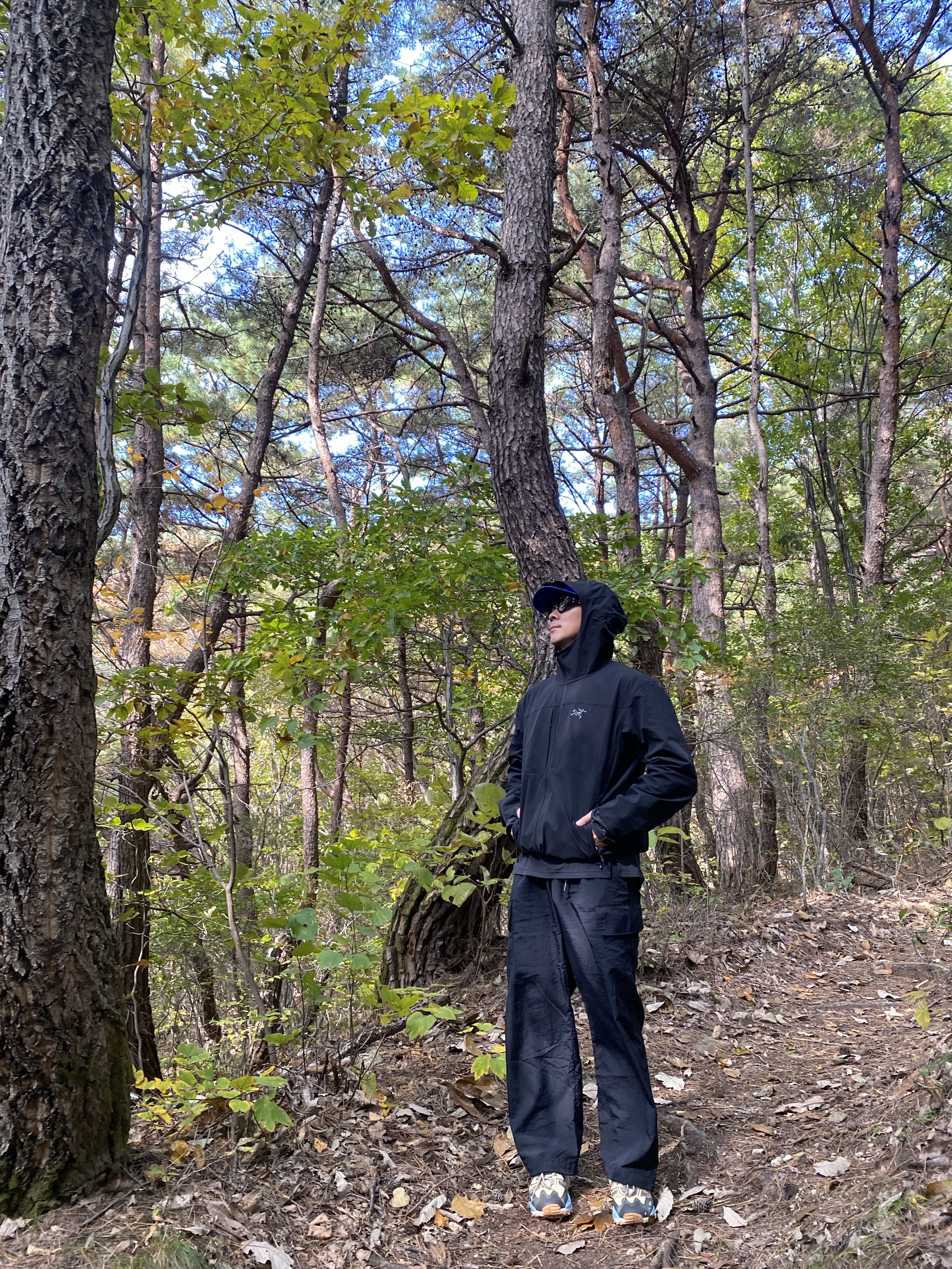 Arc'teryx Gore 5 Panel Cap Vitality, Arc'teryx Gamma Hoody Black 착용 스타일 - 5