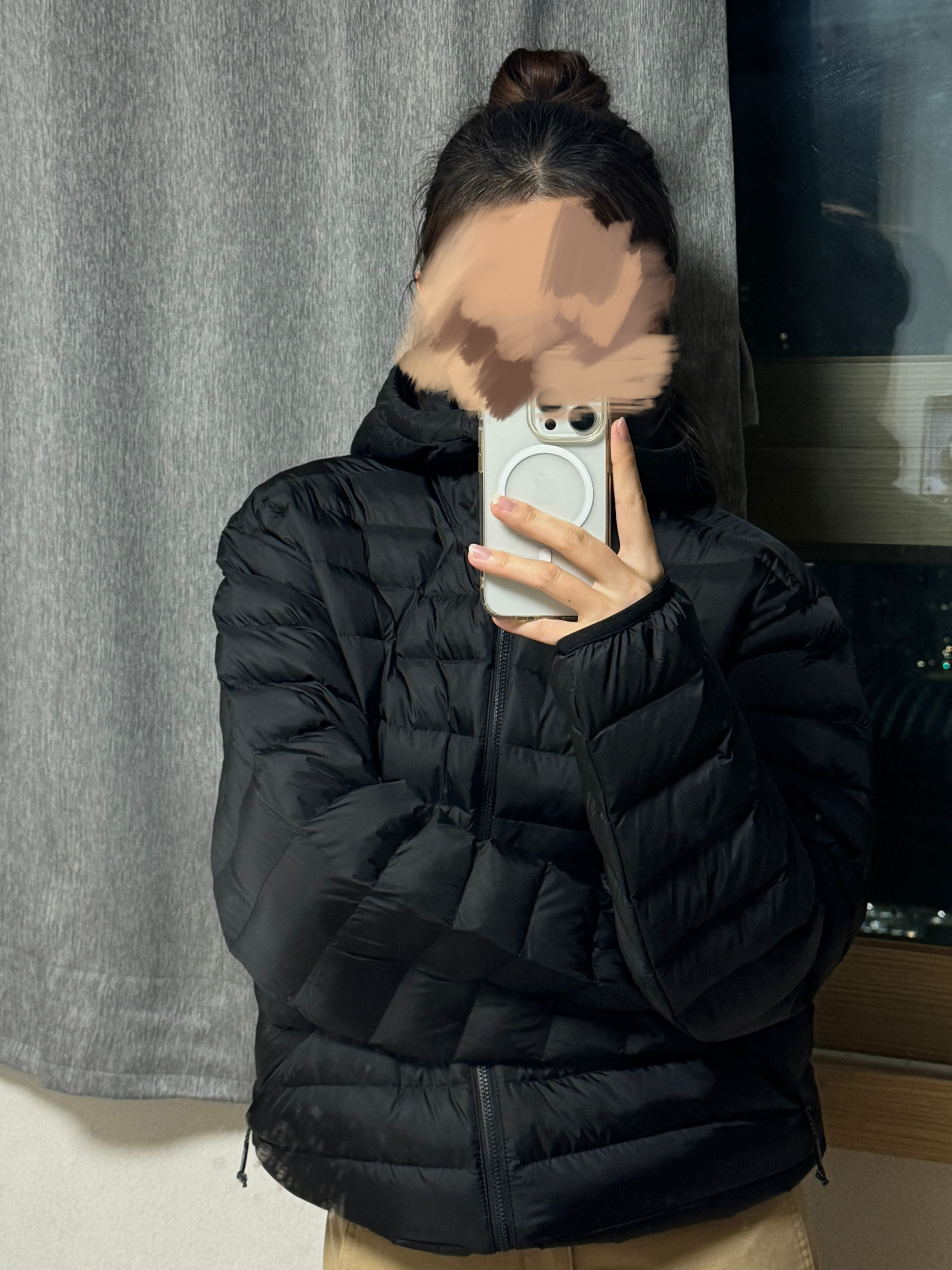 The North Face Ventus On Jacket Black 착용 스타일