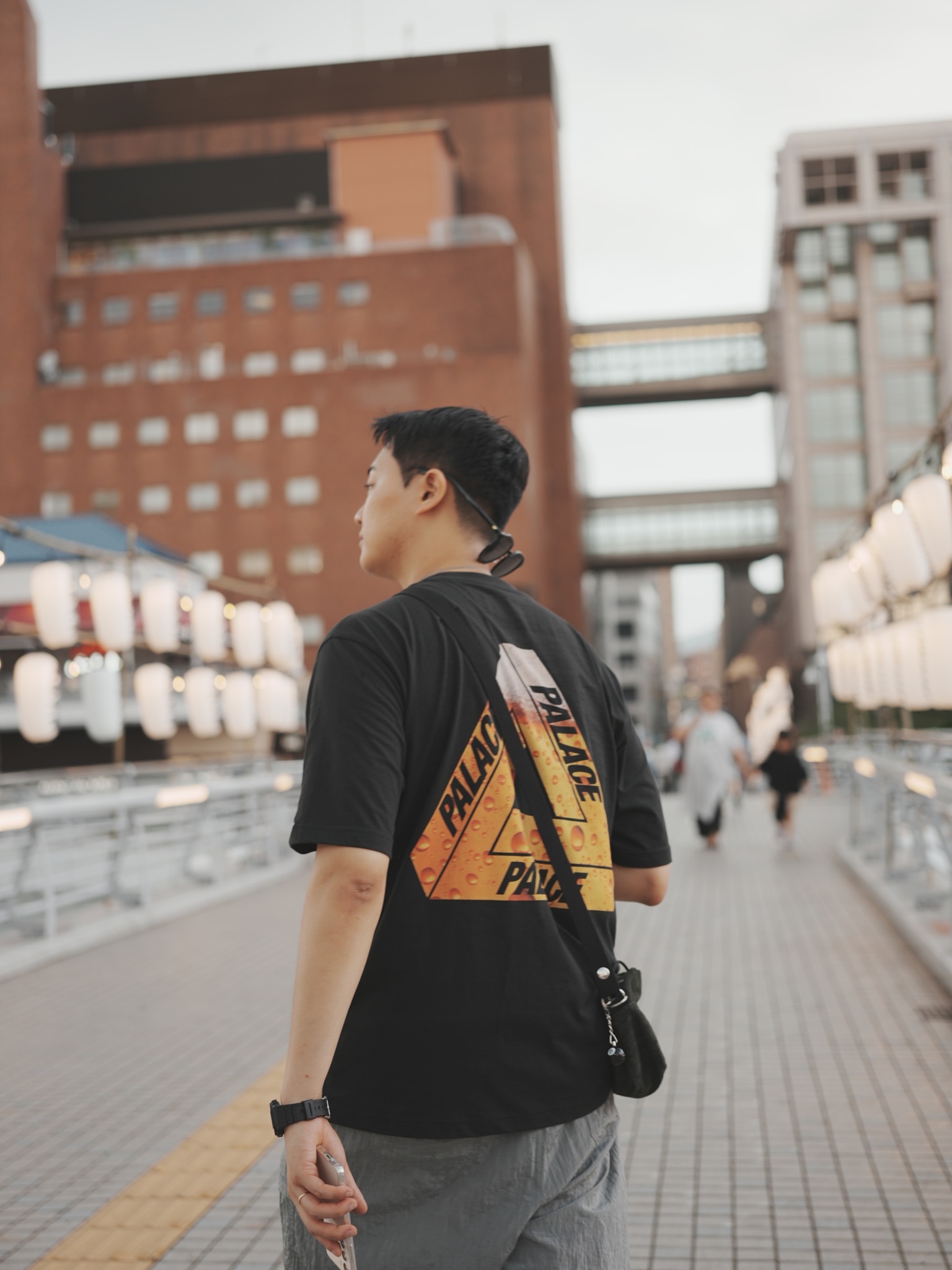 Palace Tri-Lager T-Shirt Black - 20FW 착용 스타일