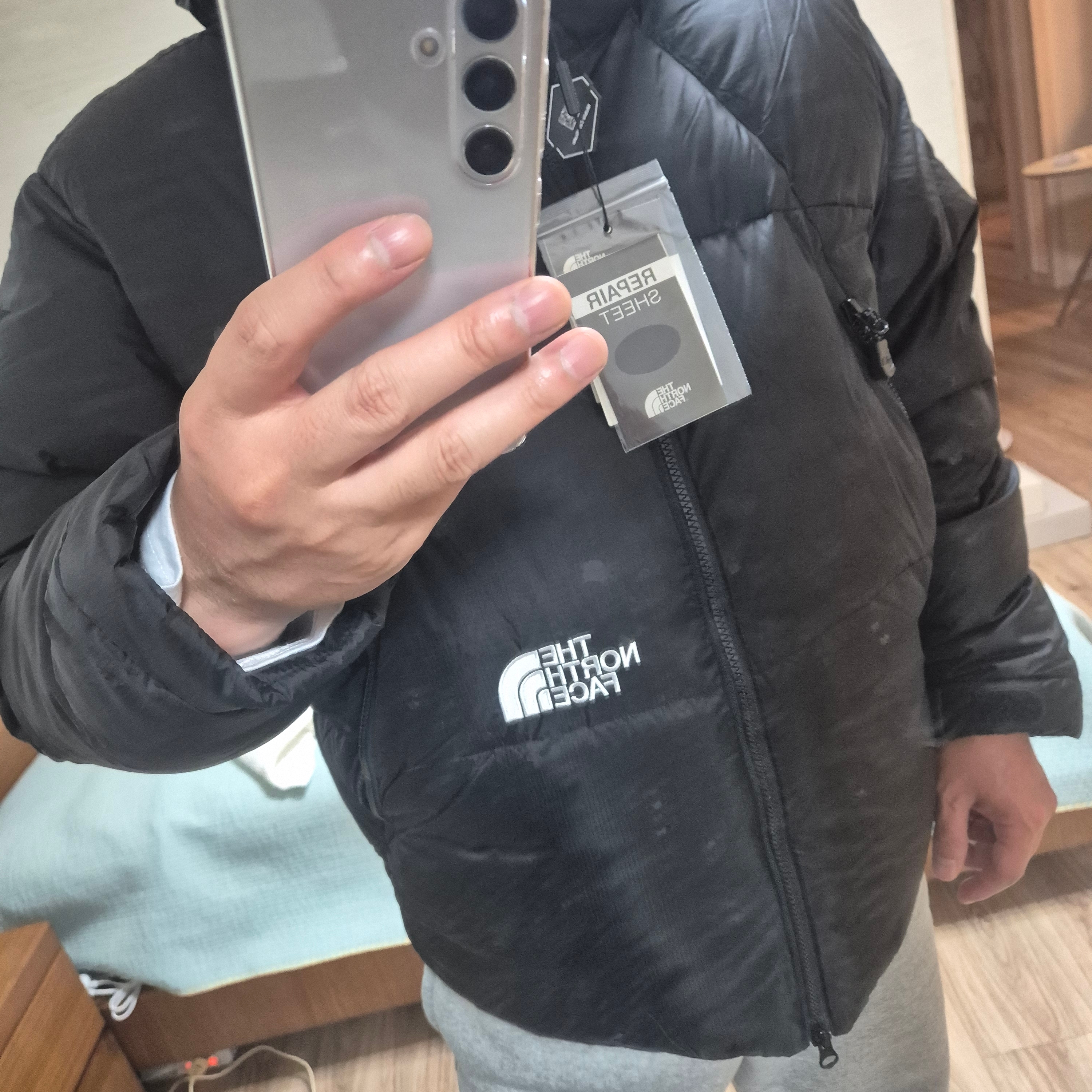 The North Face White Label Project Down Jacket RDS Black - 25FW 착용 스타일 - 1