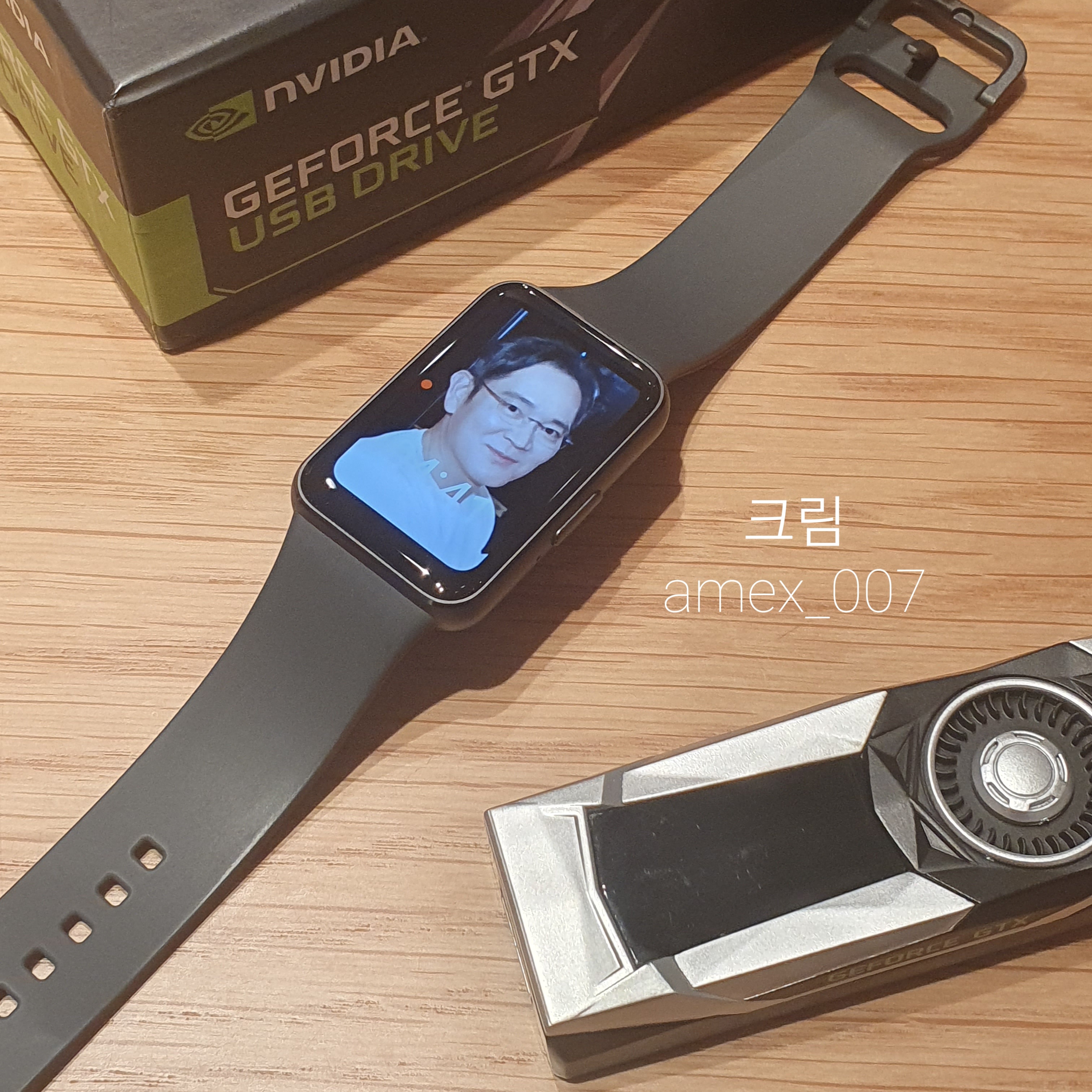 Samsung Galaxy Fit3 40mm Bluetooth Grey 착용 스타일