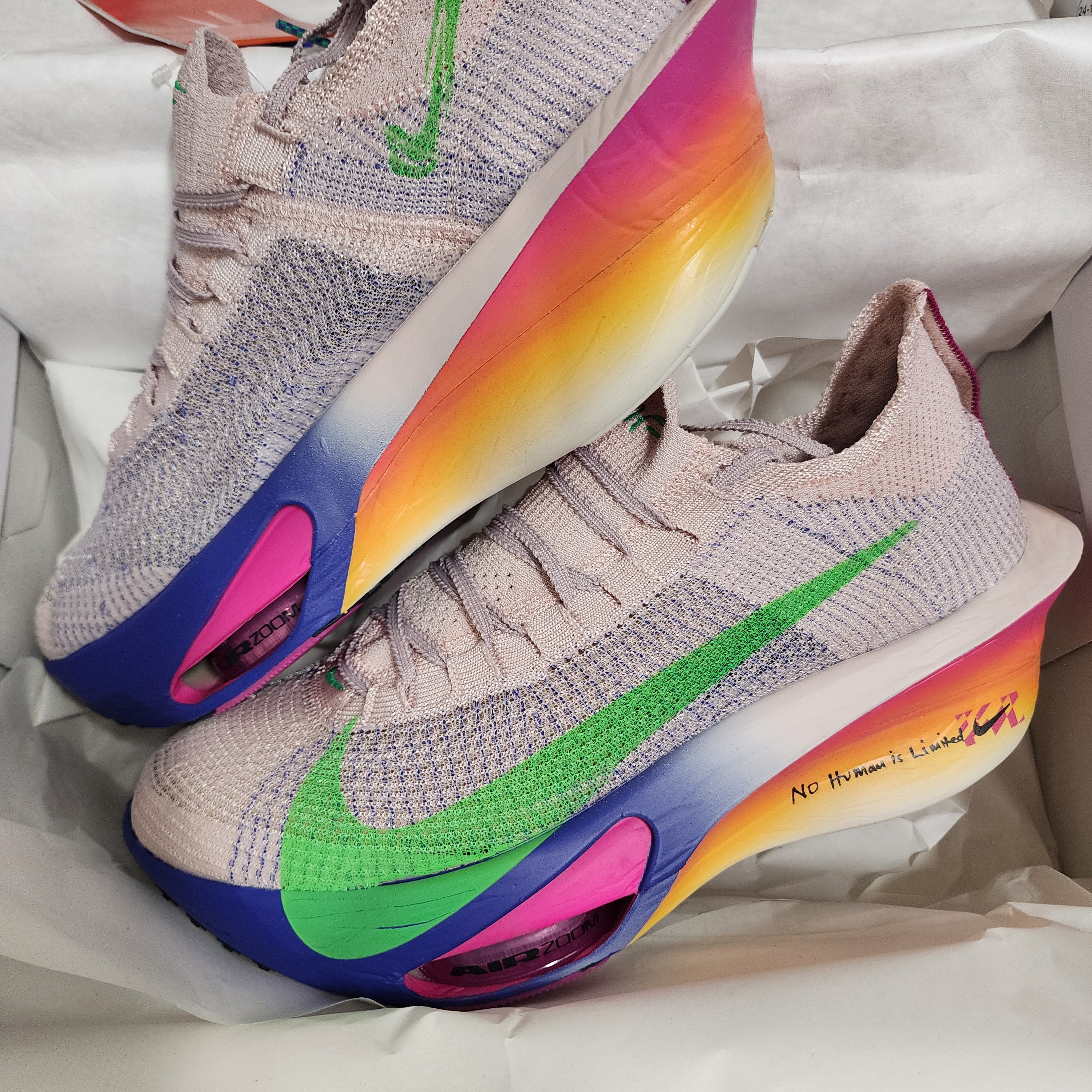 Nike Air Zoom Alphafly Next% 3 Eliud Kipchoge Silt Red Bright Ceramic 착용 스타일 - 3