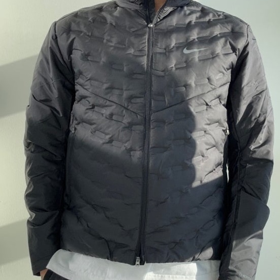 Nike Therma-Fit ADV Aeroloft Repel Down Running Jacket Black - Asia 착용 스타일