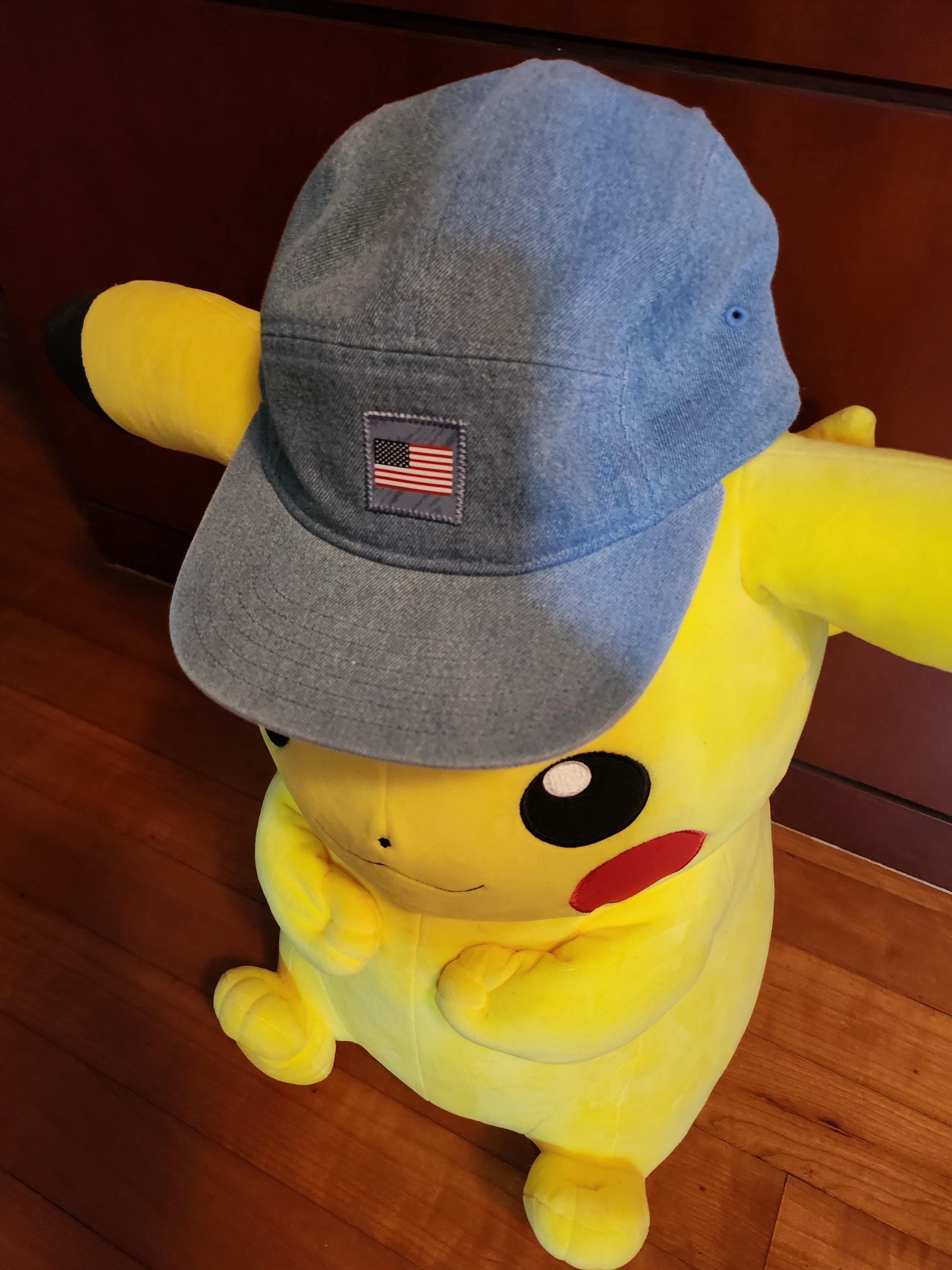 Nike Team USA Dri-Fit Fly Denim Cap Ashen Slate 착용 스타일