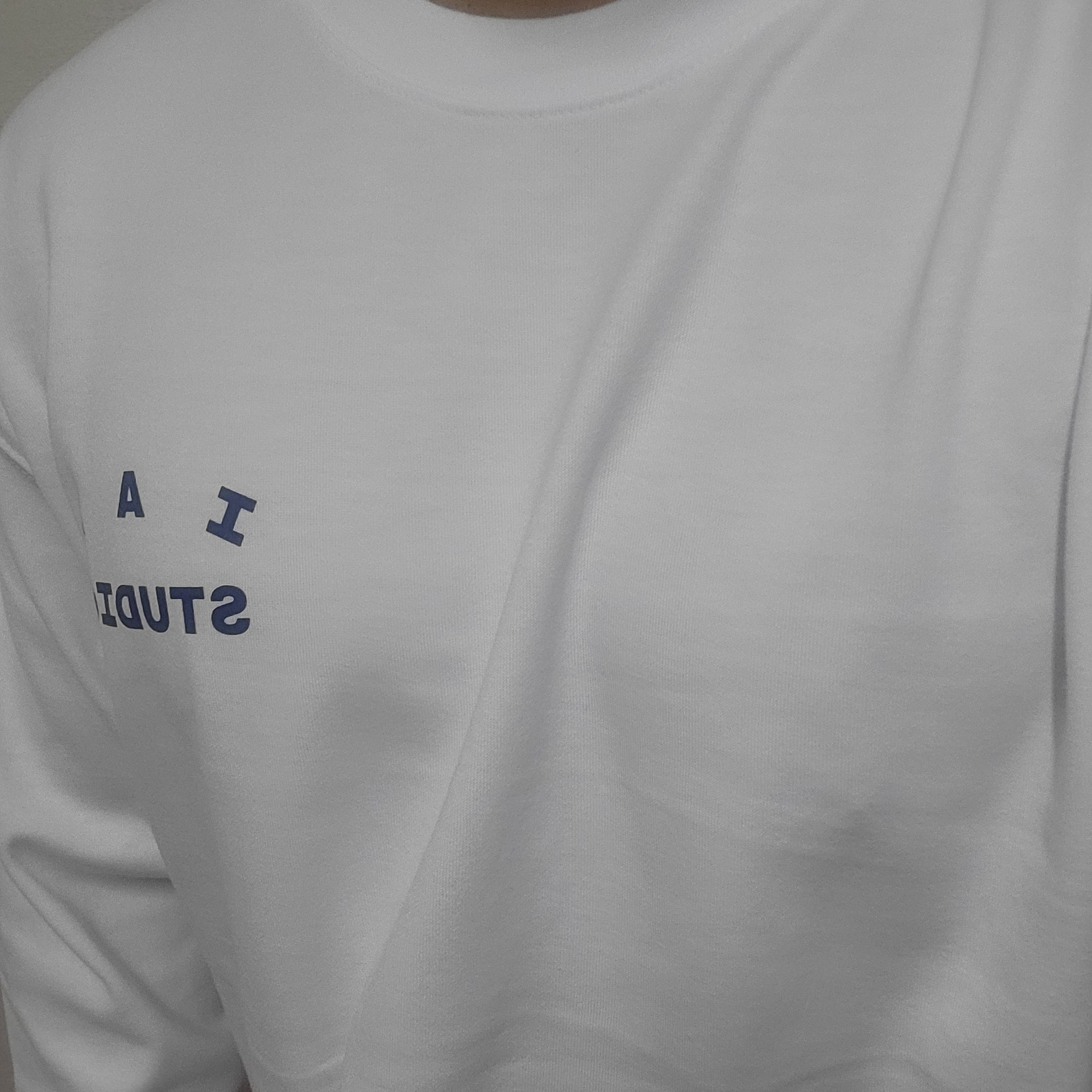 IAB Studio IAB Long Sleeve White 착용 스타일