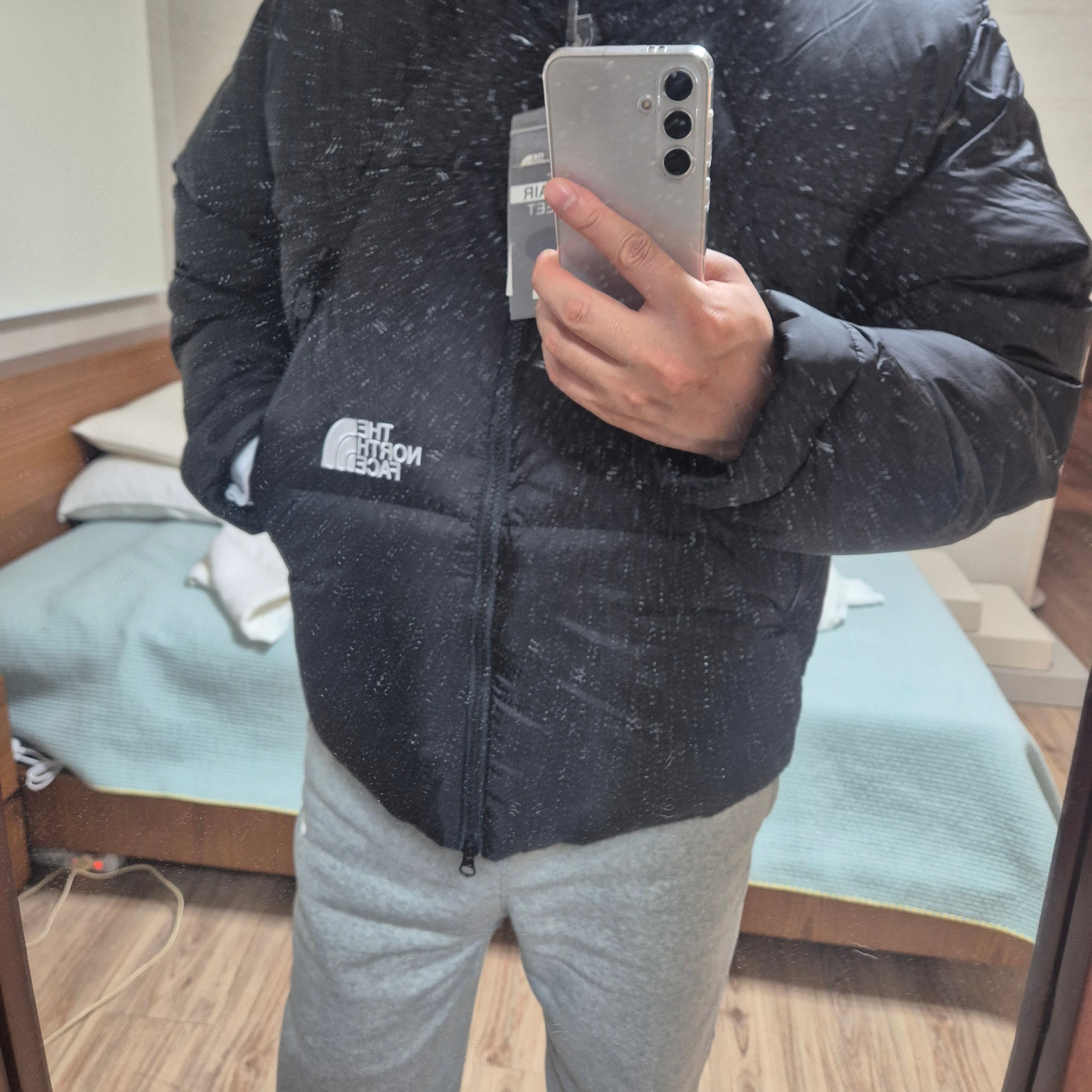 The North Face White Label Project Down Jacket RDS Black - 25FW 착용 스타일 - 2