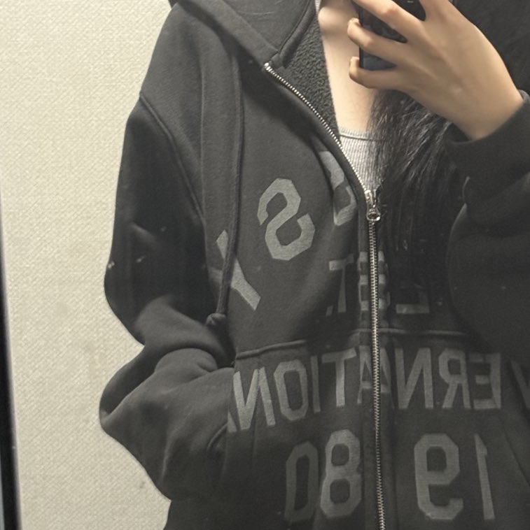 Stussy Established Zip Hoodie Black 착용 스타일