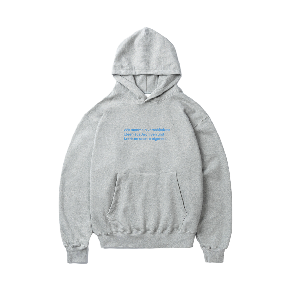 ODE-HO-061-BG Berlin Photobook Distribution Mitarbeiter 001 Hoodie Grey