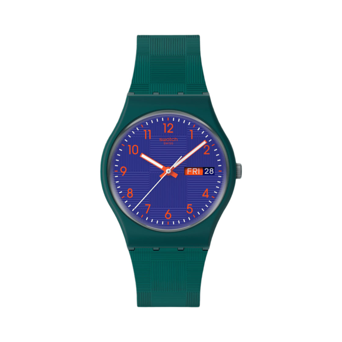 스와치 패턴 포메이션 34mm 쿼츠 매트 다크 그린(Swatch Pattern Formation 34mm Quartz Matte Dark Green) - 1