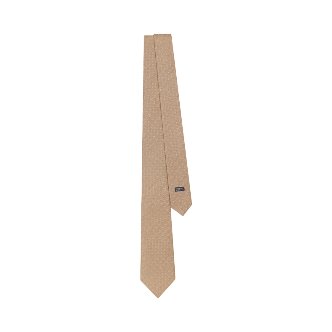 59C1047B6009-C140 Dior CD Icon Tie Silk Camel