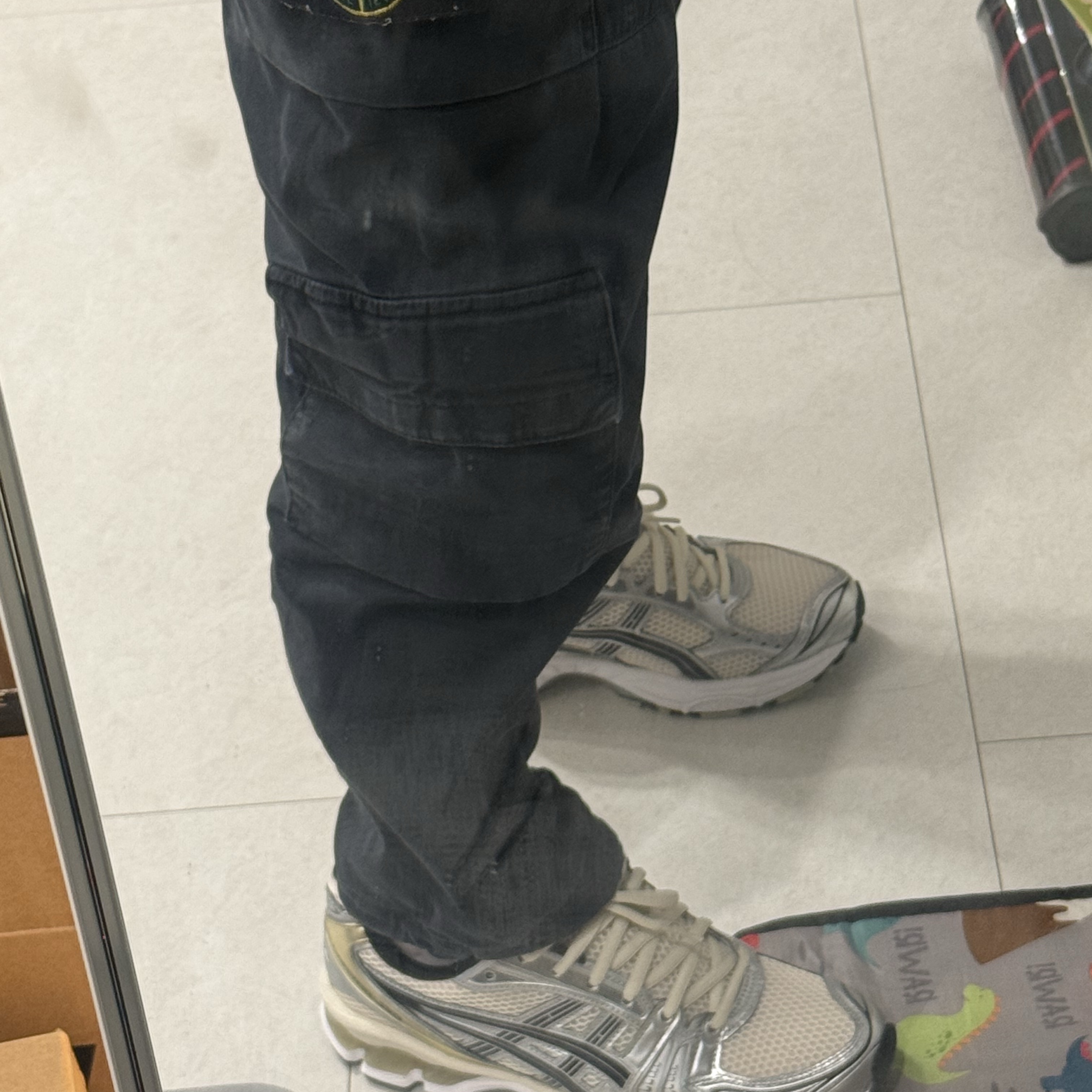 Asics Gel-Kayano 14 Birch Pure Silver 착용 스타일 - 2
