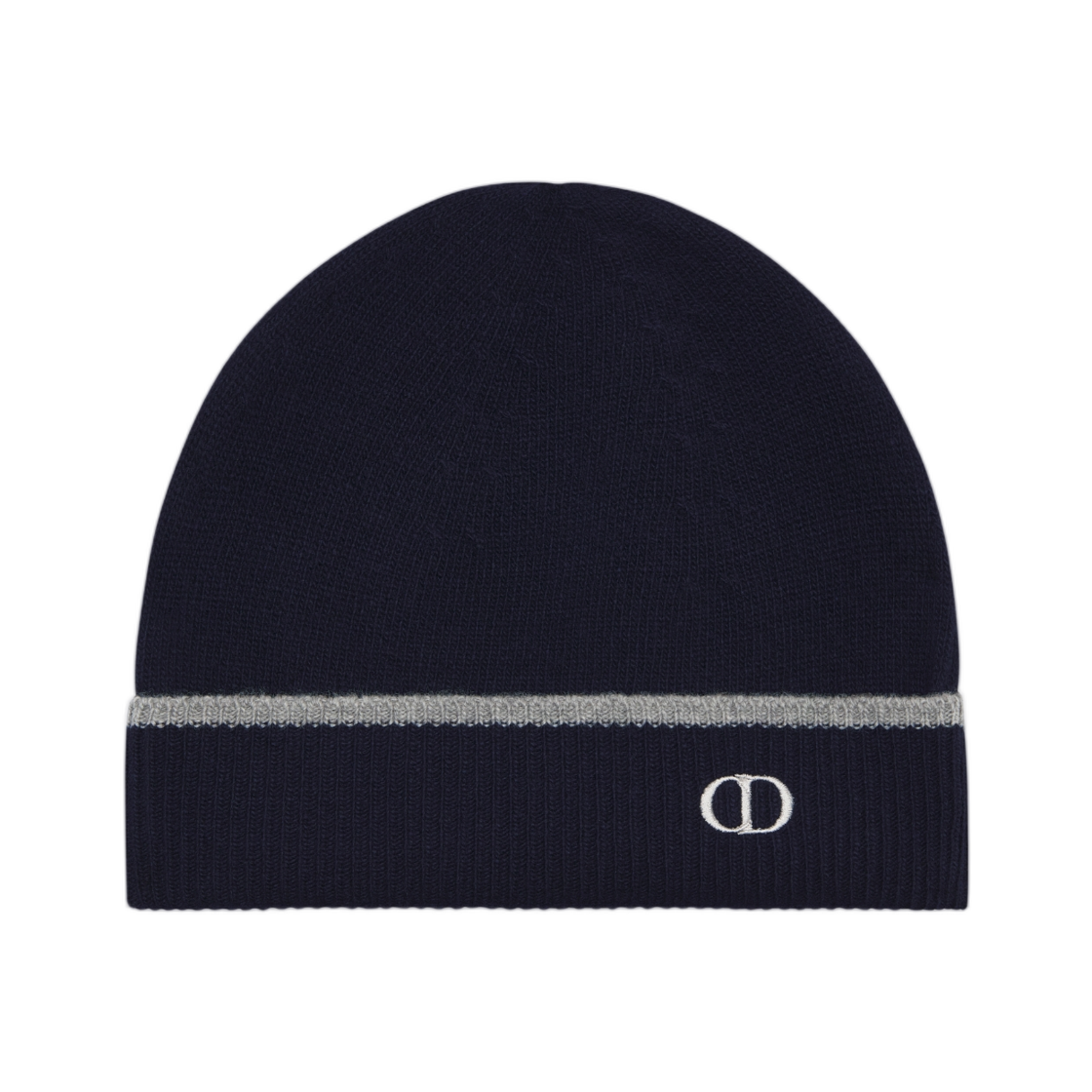 디올 CD 아이콘 비니 울 & 캐시미어 니트 딥 블루