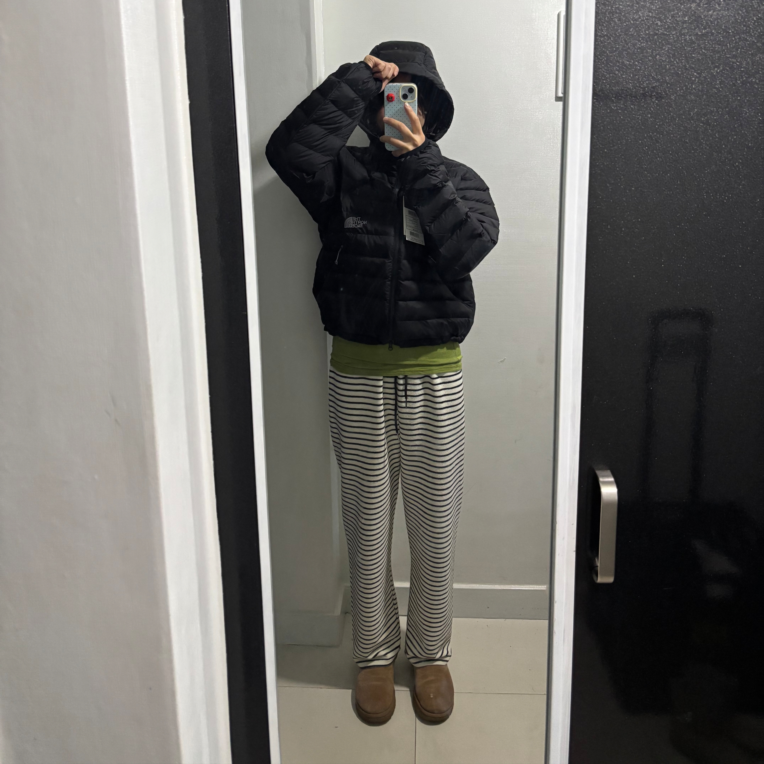 The North Face Ventus On Jacket Black 착용 스타일 - 1