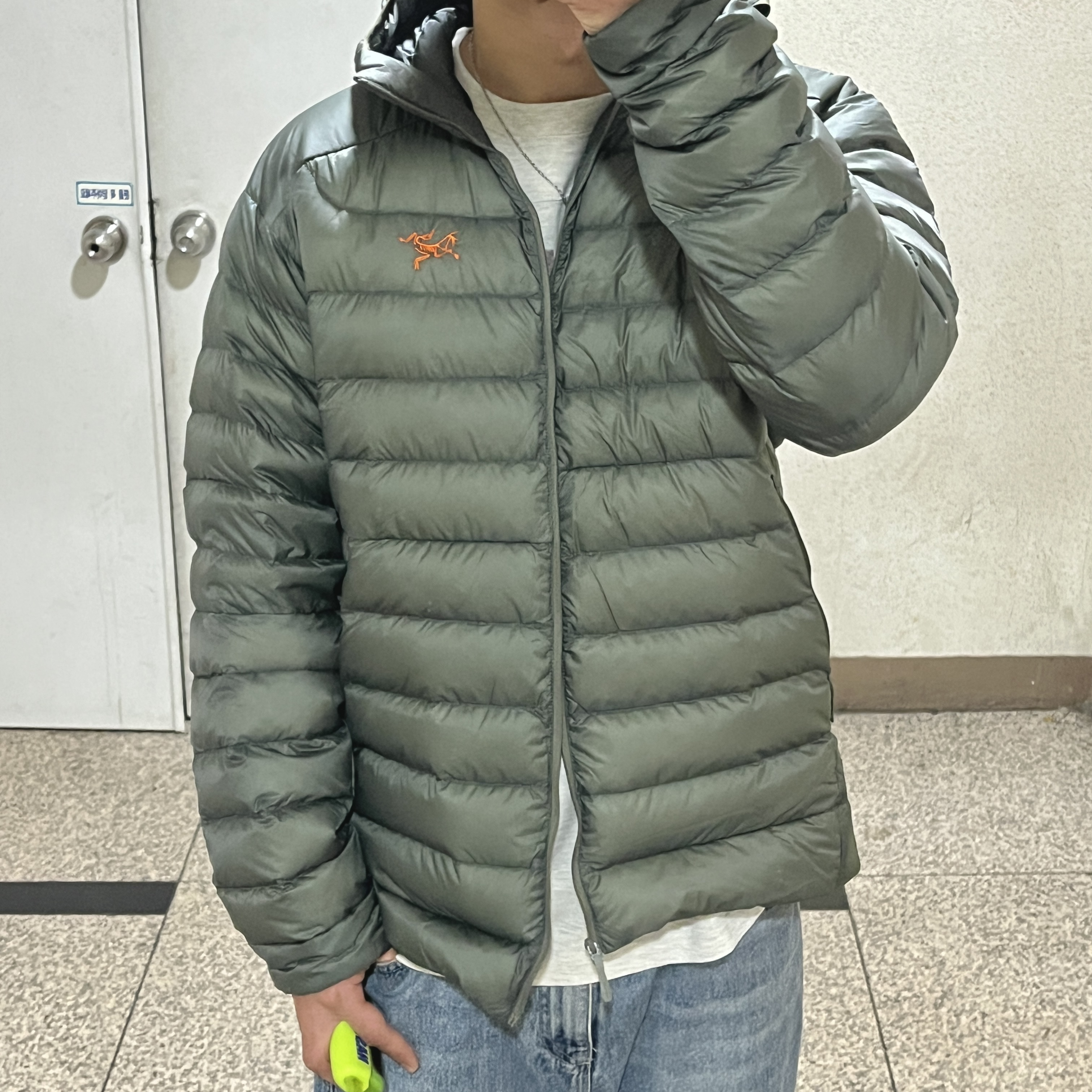 Arc'teryx Cerium Hoody Forage Verve 착용 스타일