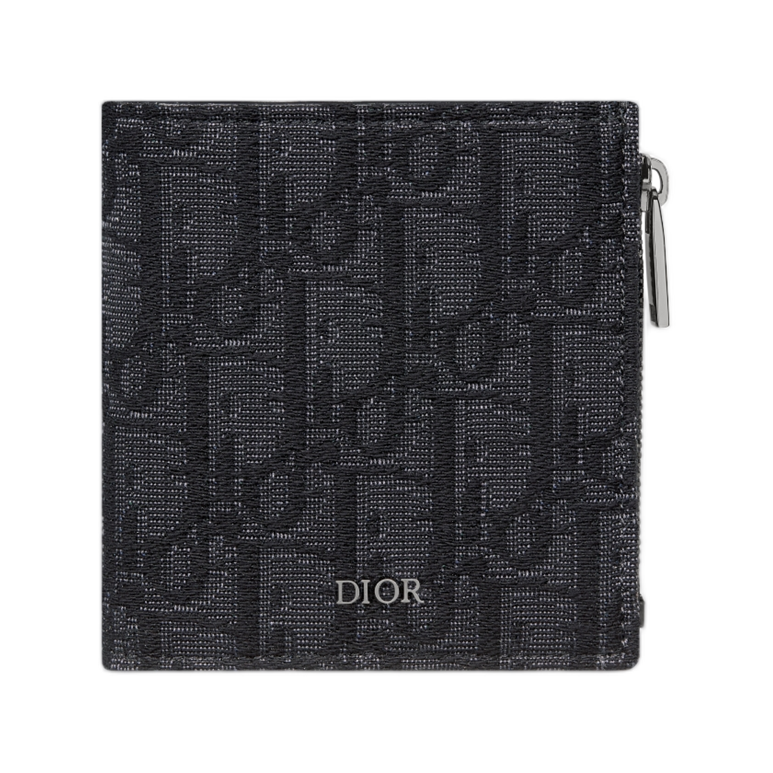 디올 바이폴드 월렛 디올 오블리크 자카드 블랙(Dior Bifold Wallet Dior Oblique Jacquard Black) - 1