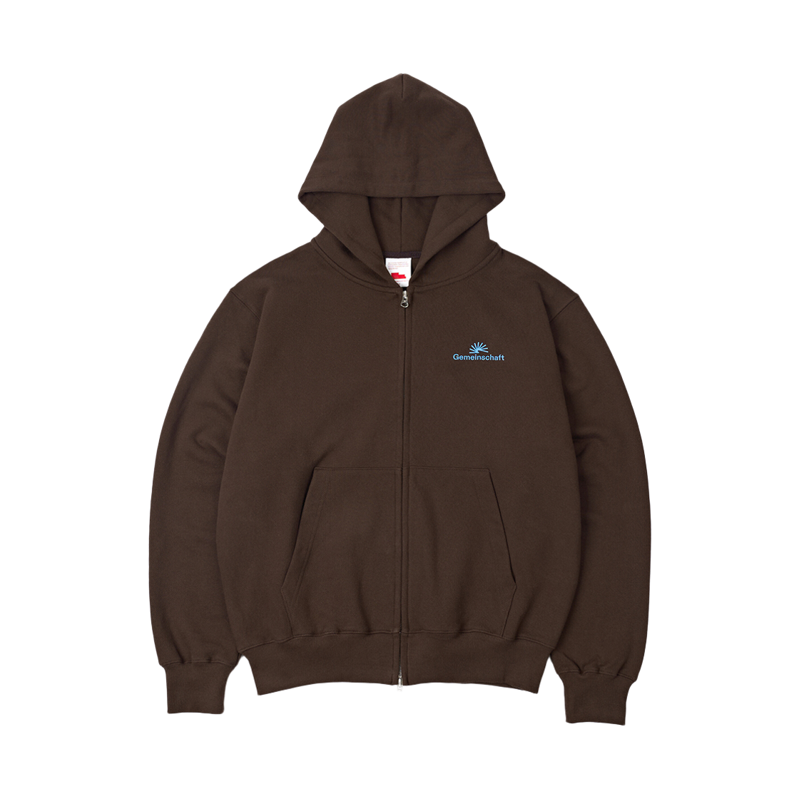 베를린 포토북 디스트리뷰션 002 게마인샤프트 집업 후디 브라운