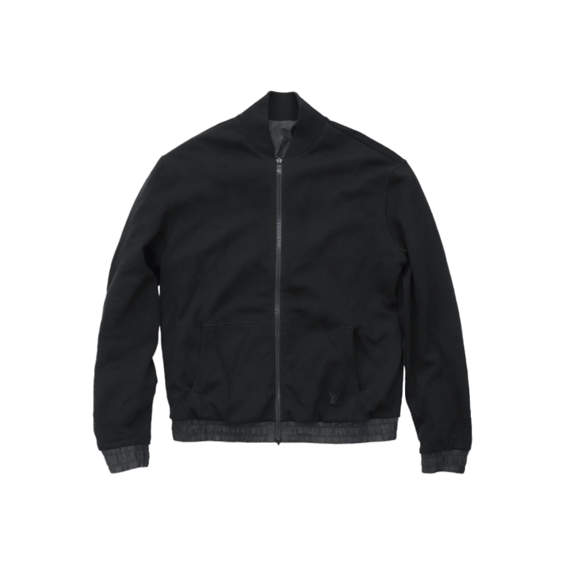 ITOQG774LLAV Louis Vuitton Black Zip-Up Sweatshirt A-C39700