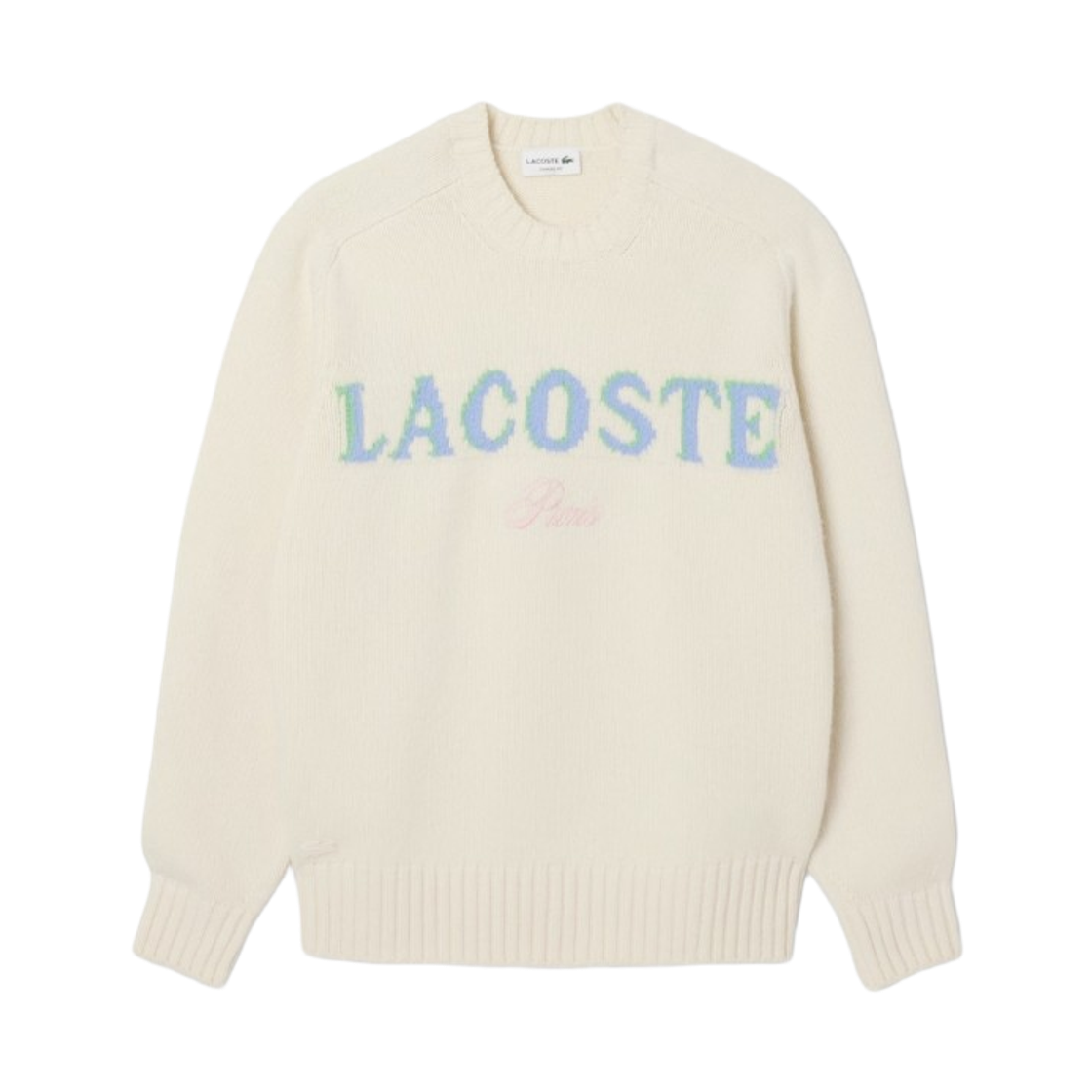 라코스테 홀리데이 크루넥 스웨터 화이트(Lacoste Holiday Crewneck Sweater White)
