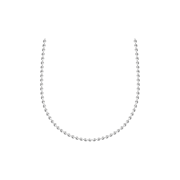 Byweekend 3mm Ball Necklace Silver