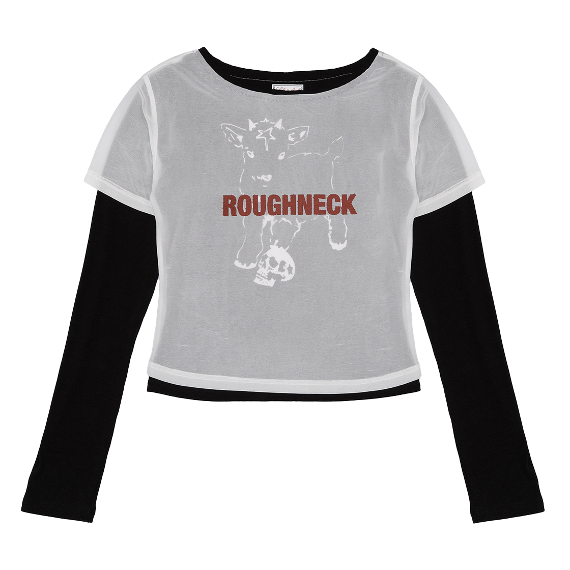 러프넥 더블 시어 롱 슬리브 탑(Roughneck Double Sheer Long Sleeve Top)