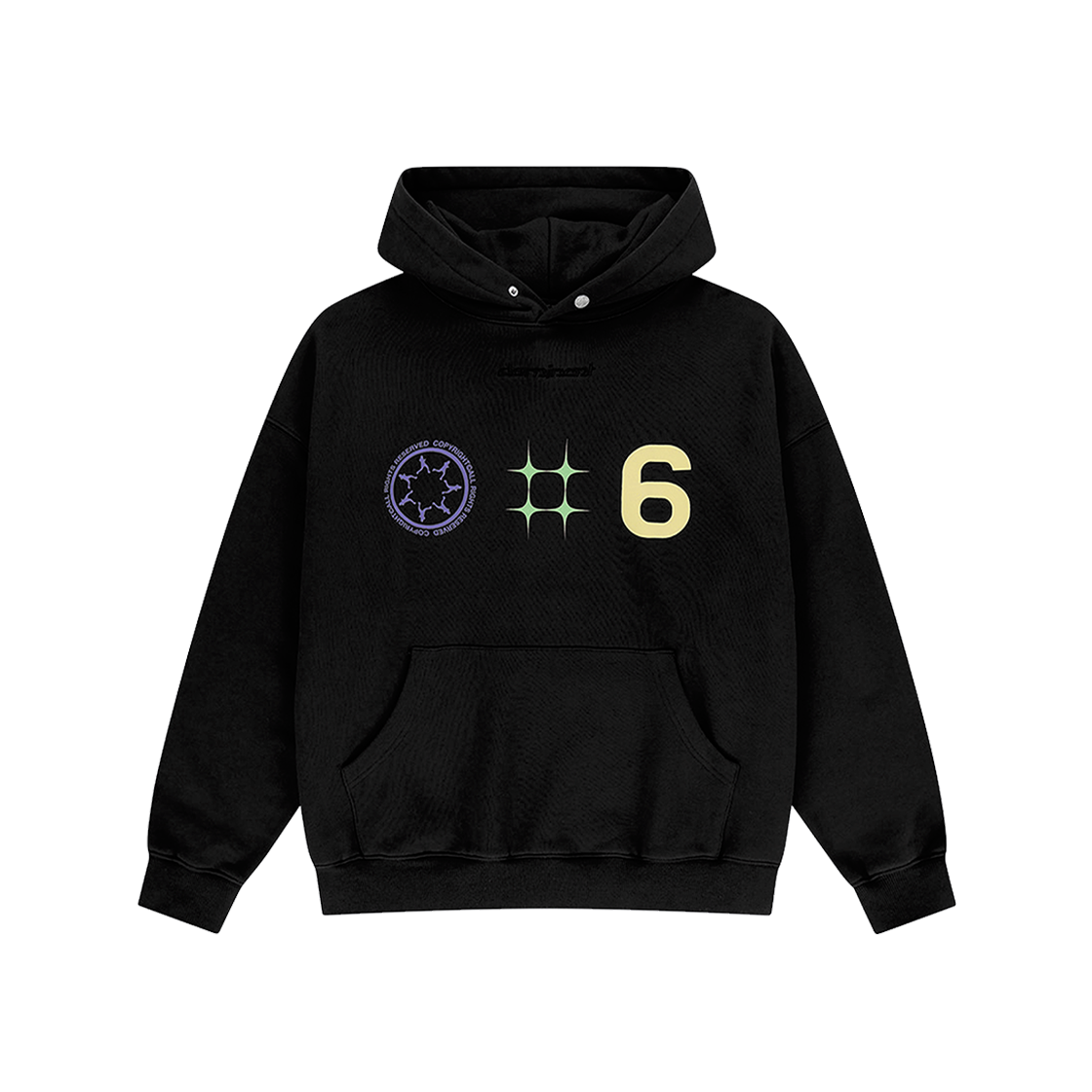 DMNT25FW001 Dominant Route 66 Hoodie Black