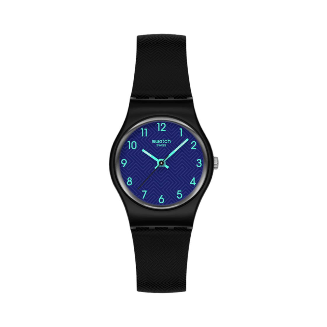 스와치 그레이스 인 타임 25mm 쿼츠 매트 블랙(Swatch Grace in Time 25mm Quartz Matte Black)