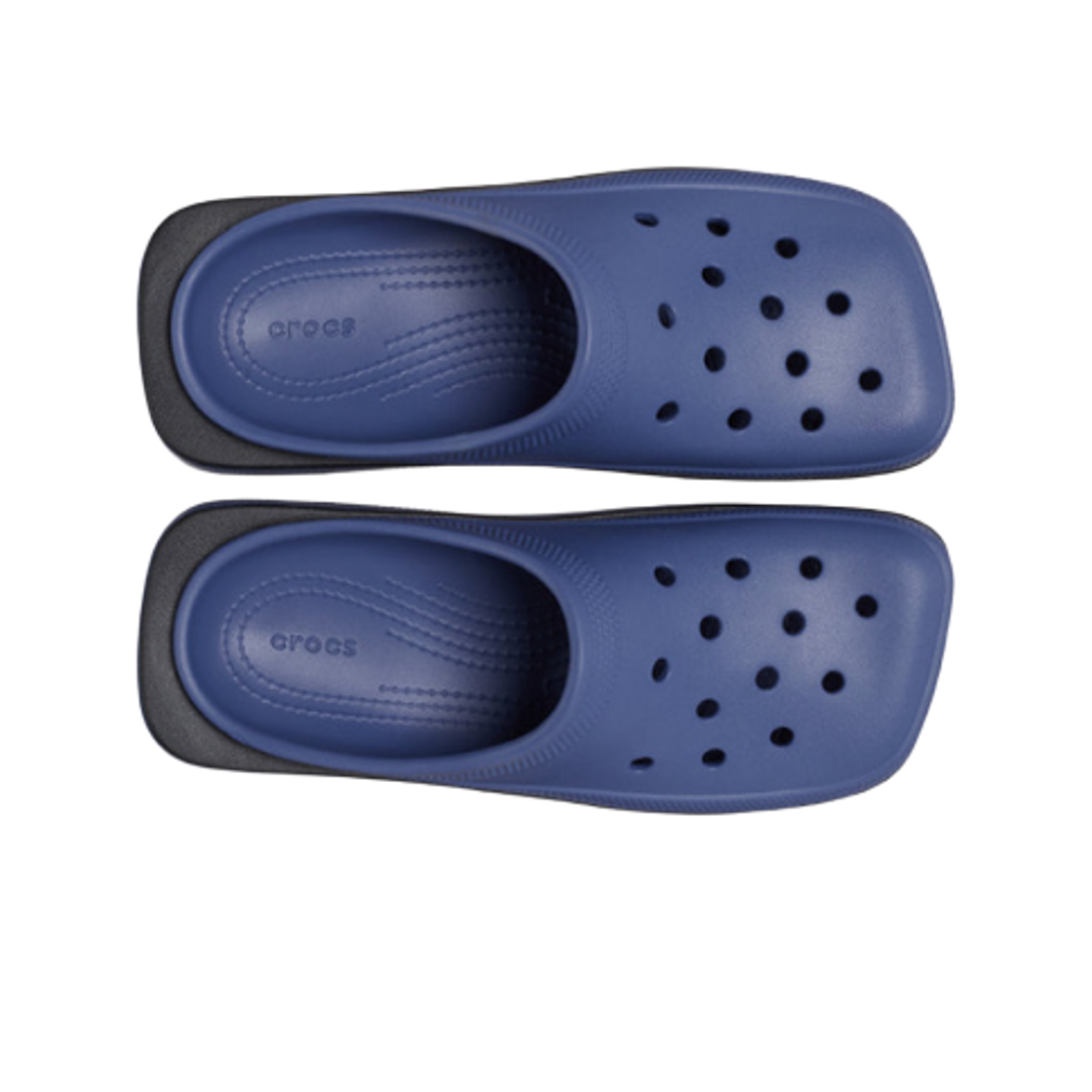 크록스 블런트 토 페인티드 엣지 비쥬 블루(Crocs Blunt Toe Painted Edges Bijou Blue) - 2