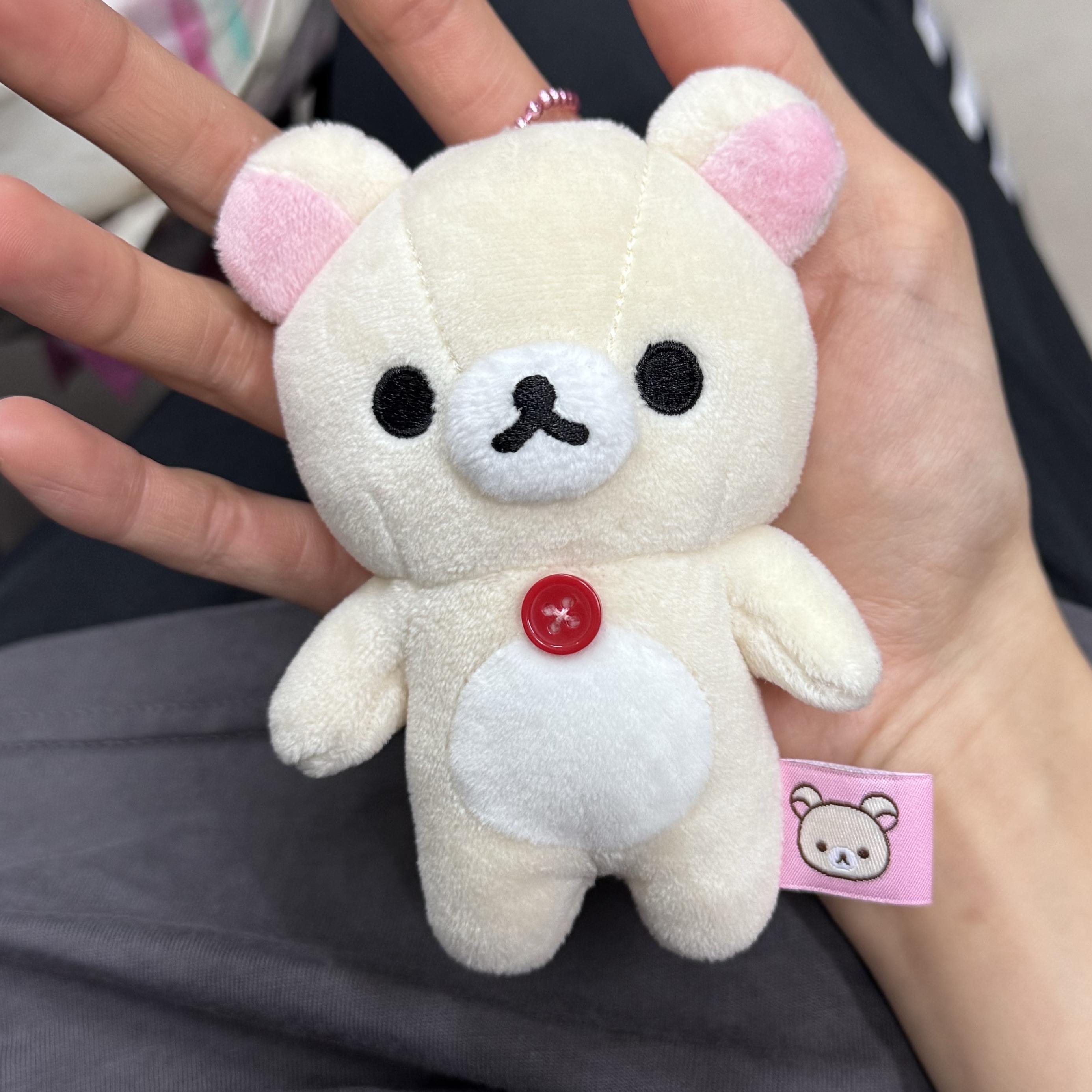 San-X Rilakkuma Hanging Plush Toy Korilakkuma 착용 스타일 - 3
