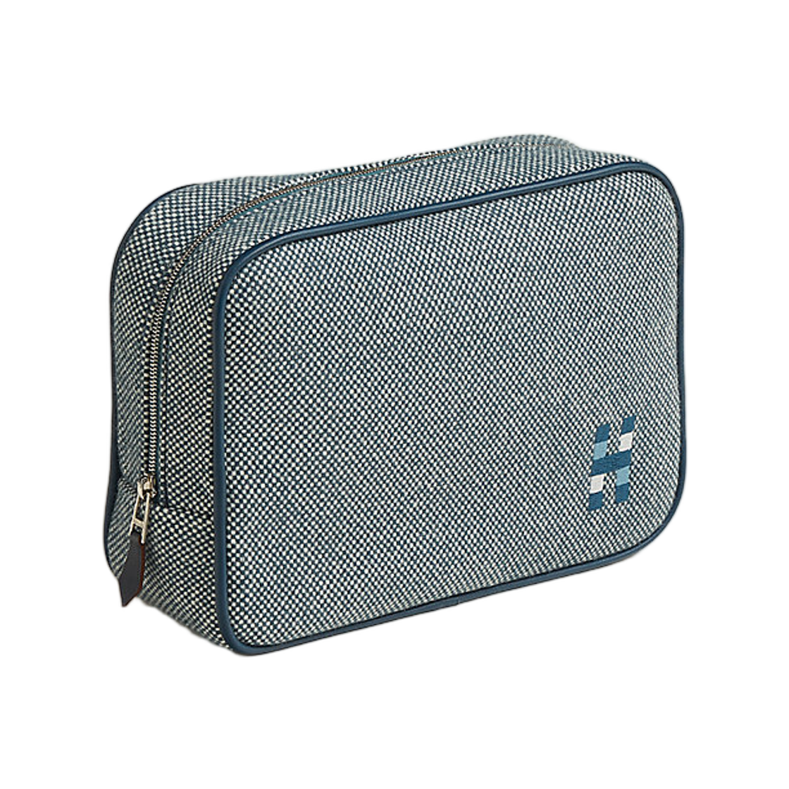 에르메스 스몰 샤피트르 H 카발리에레 케이스 울 & 마린(Hermes Small Chapitre H Cavalier Case Wool & Marine)