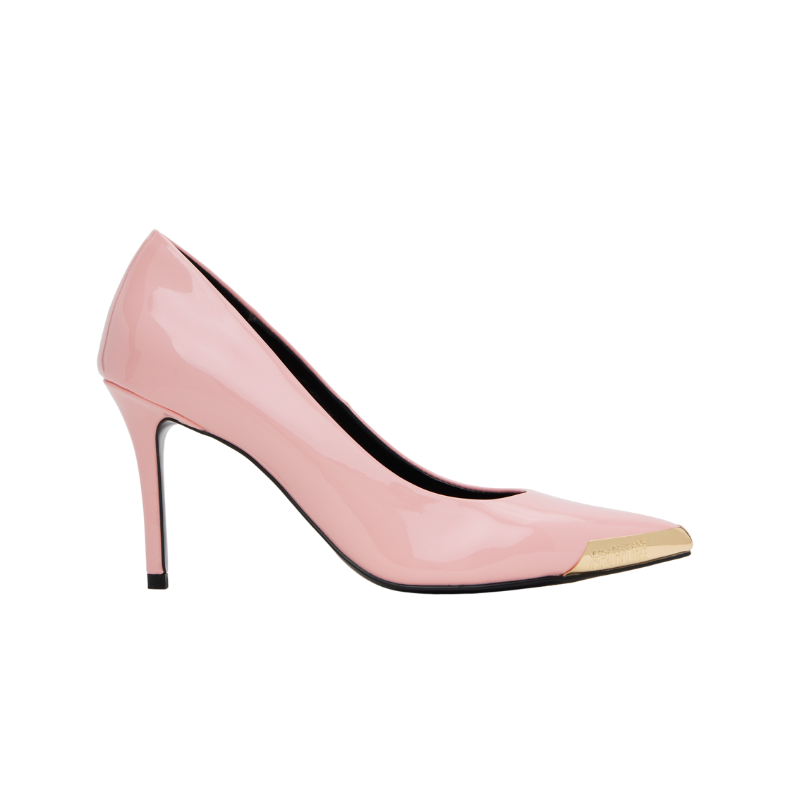 78VA3S50-ZS190-489 (W) Versace Jeans Couture Scarlett Metal Toe Patent Pumps Pink