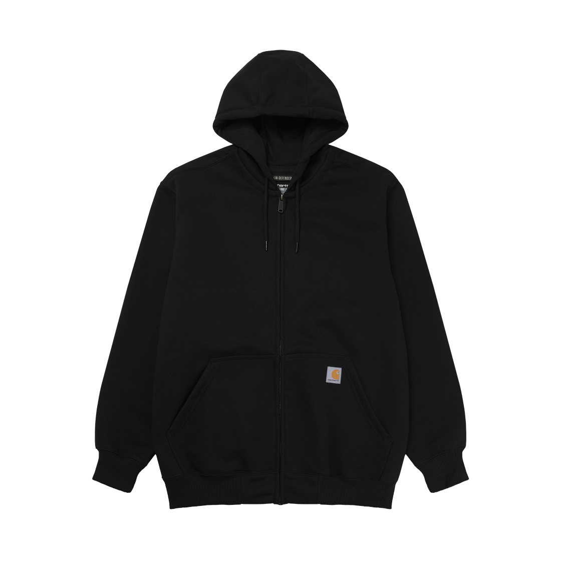 100614-001 Carhartt Rain Defender Loose Fit Heavyweight Regular Full Zip Sweatshirt Black