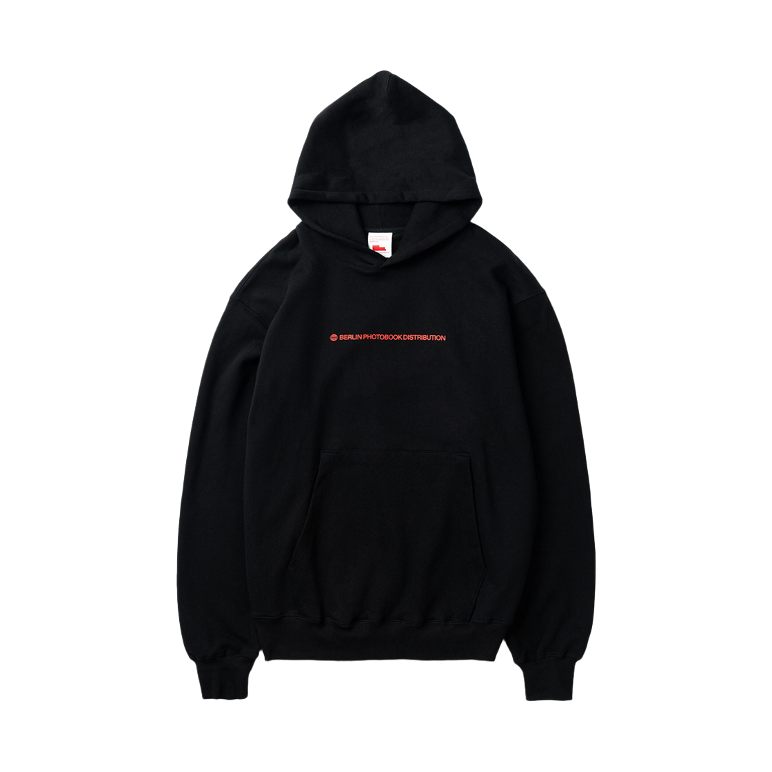 ODE-HO-057-BG Berlin Photobook Distribution Bpd Center Logo Hoodie Black