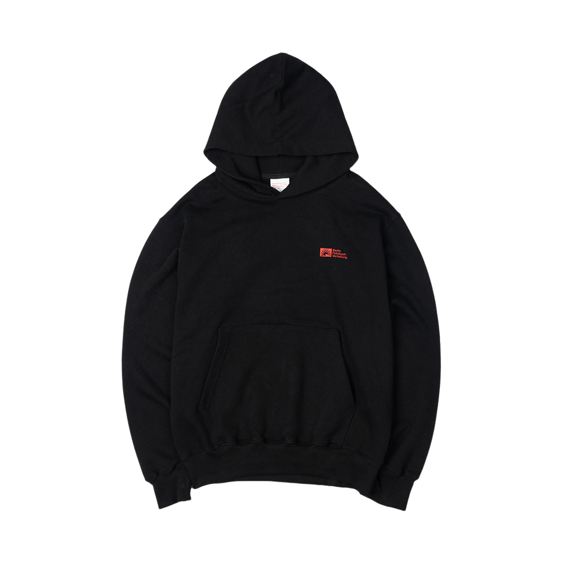 베를린 포토북 디스트리뷰션 비에프브이 심벌 로고 후디 블랙