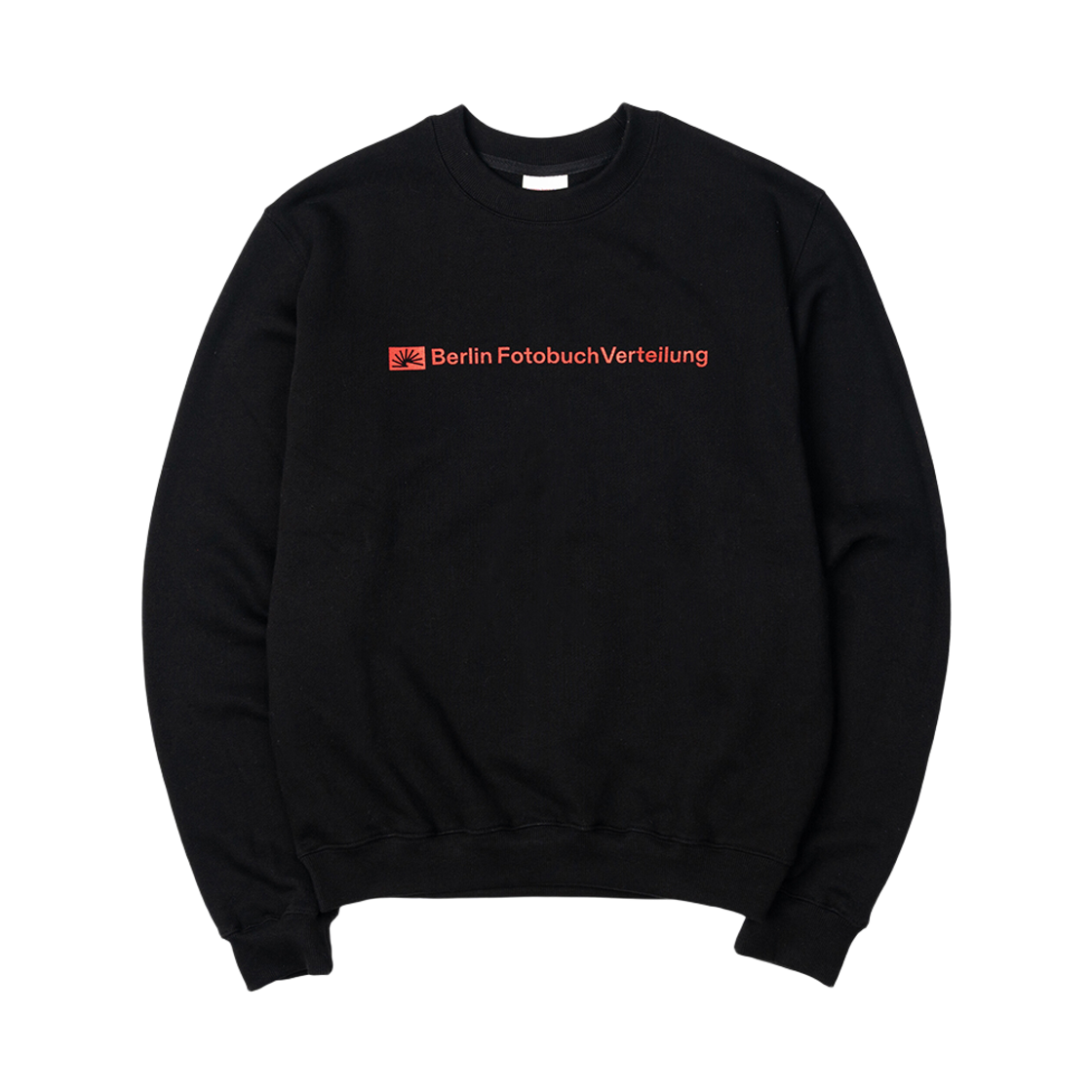 ODE-HO-031-BG Berlin Photobook Distribution Bfv Center Logo Sweatshirt Black