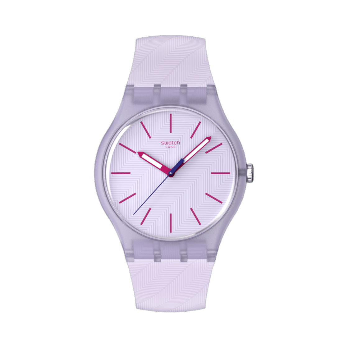 SO29V101 Swatch Essentials Lavendaze 41mm Quartz Matte Light Purple