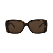 Balenciaga Square Sunglasses Havana Brown