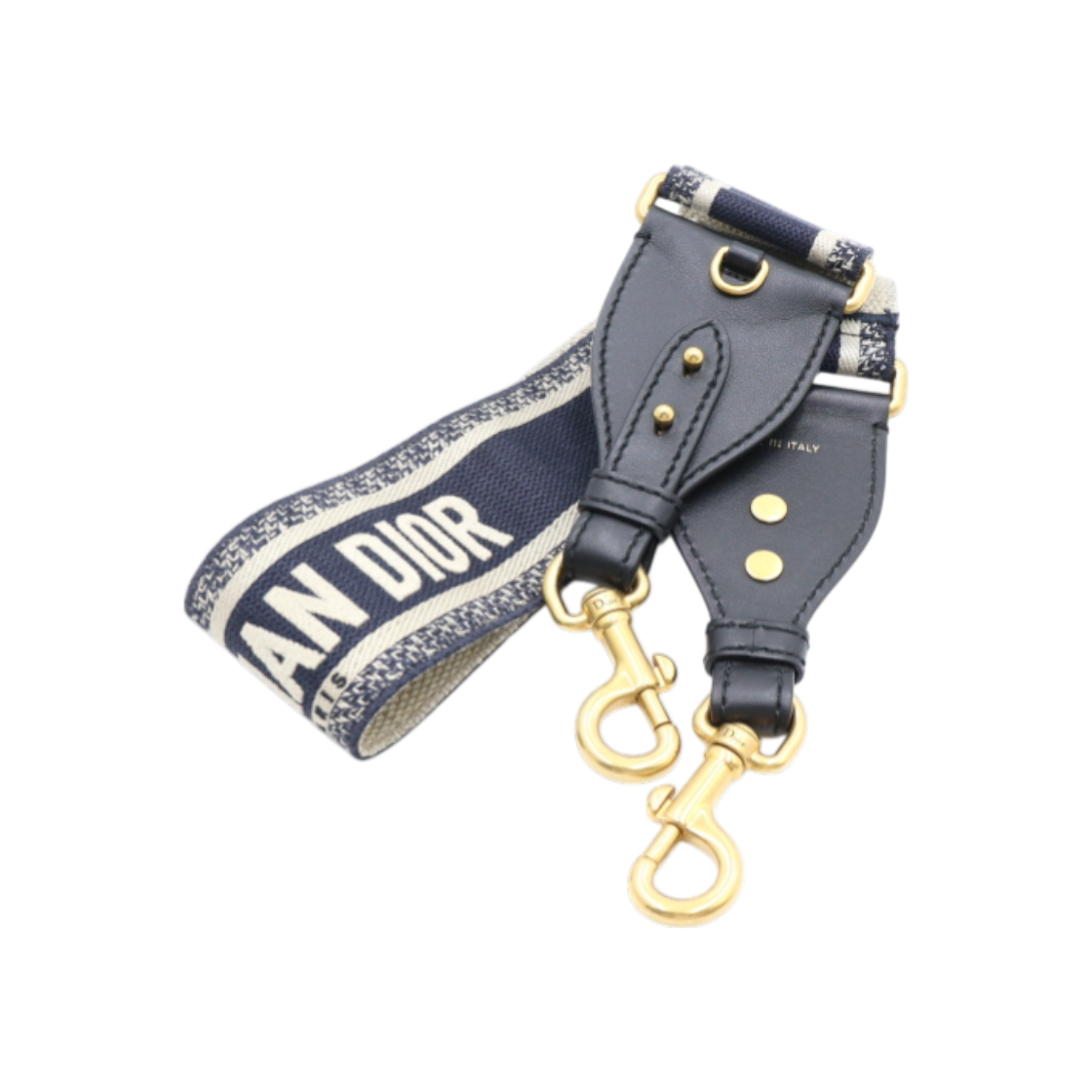 디올 S8552CBTE 블루 디올 자수 링 숄더 스트랩 aa39609(Dior S8552CBTE Blue Dior Embroidered Ring Shoulder Strap AA39609) - 1