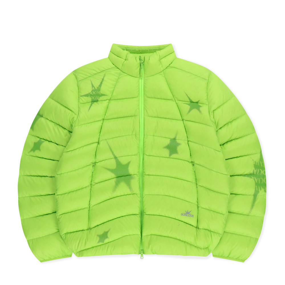 안티소셜소셜클럽 x 썬러브 플라이 라이트 다운 자켓 라임(ASSC x SL Fly Light Down Jacket/LIME)
