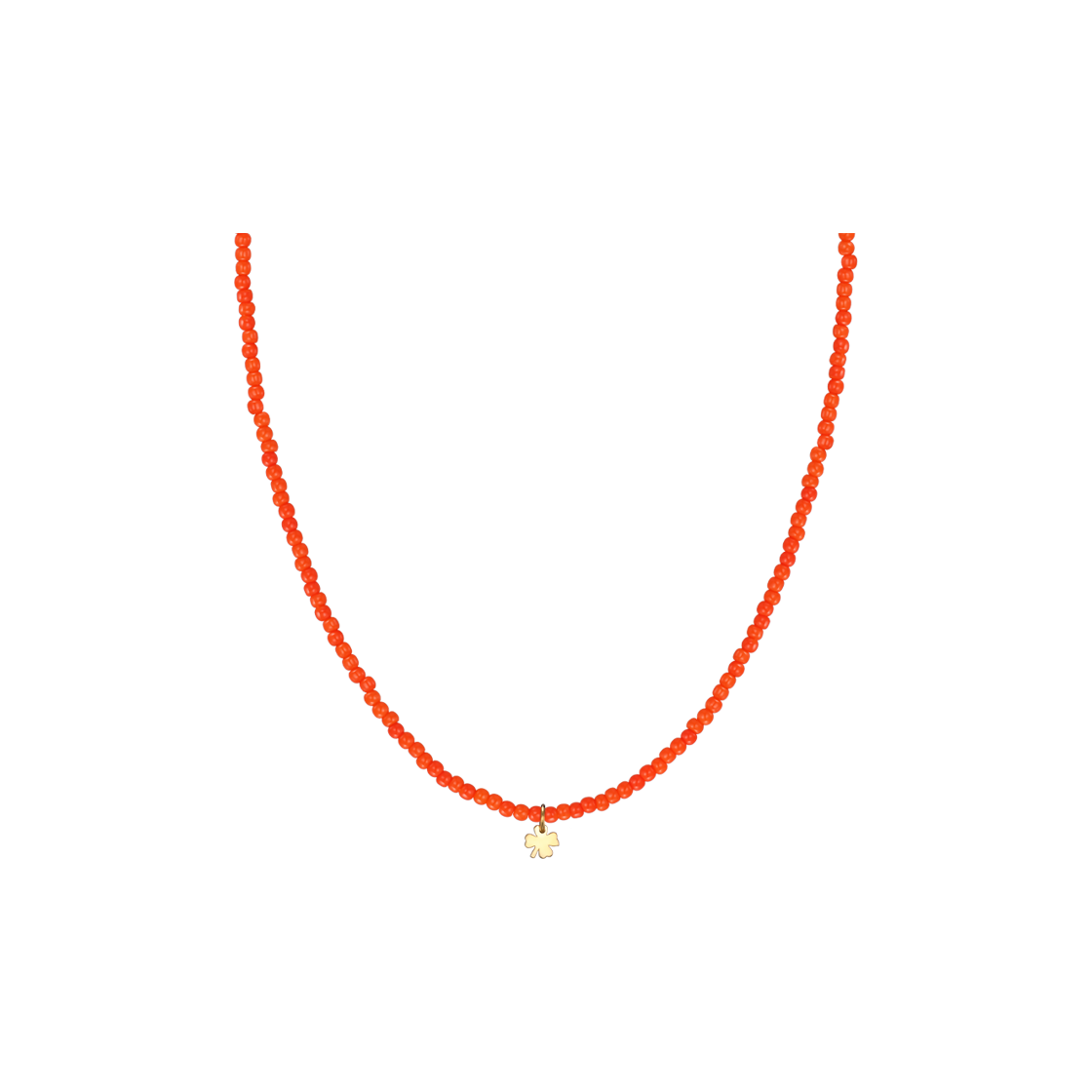 바이위켄드 클로버 네크리스 오렌지