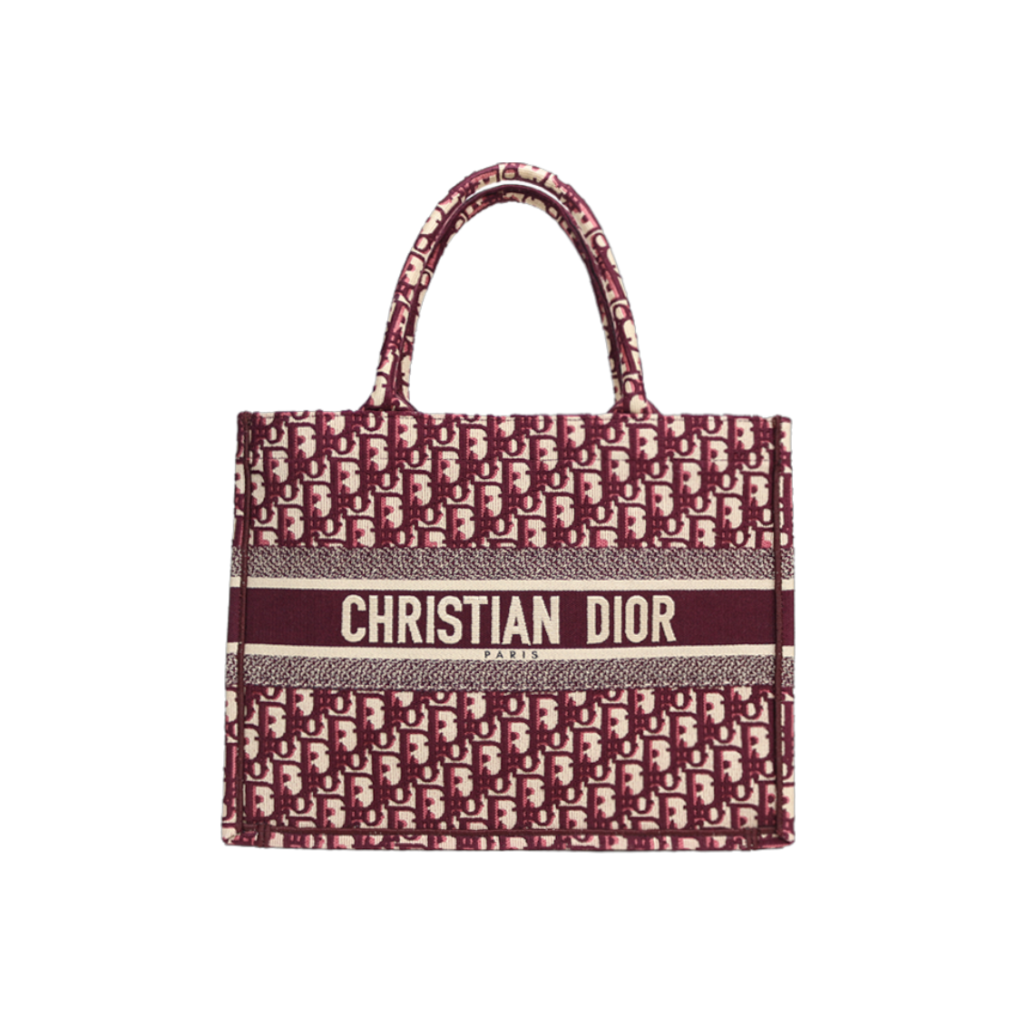 디올 버건디 오블리크 북토트 A-A36997(Dior Burgundy Oblique Book Tote A-A36997) - 1